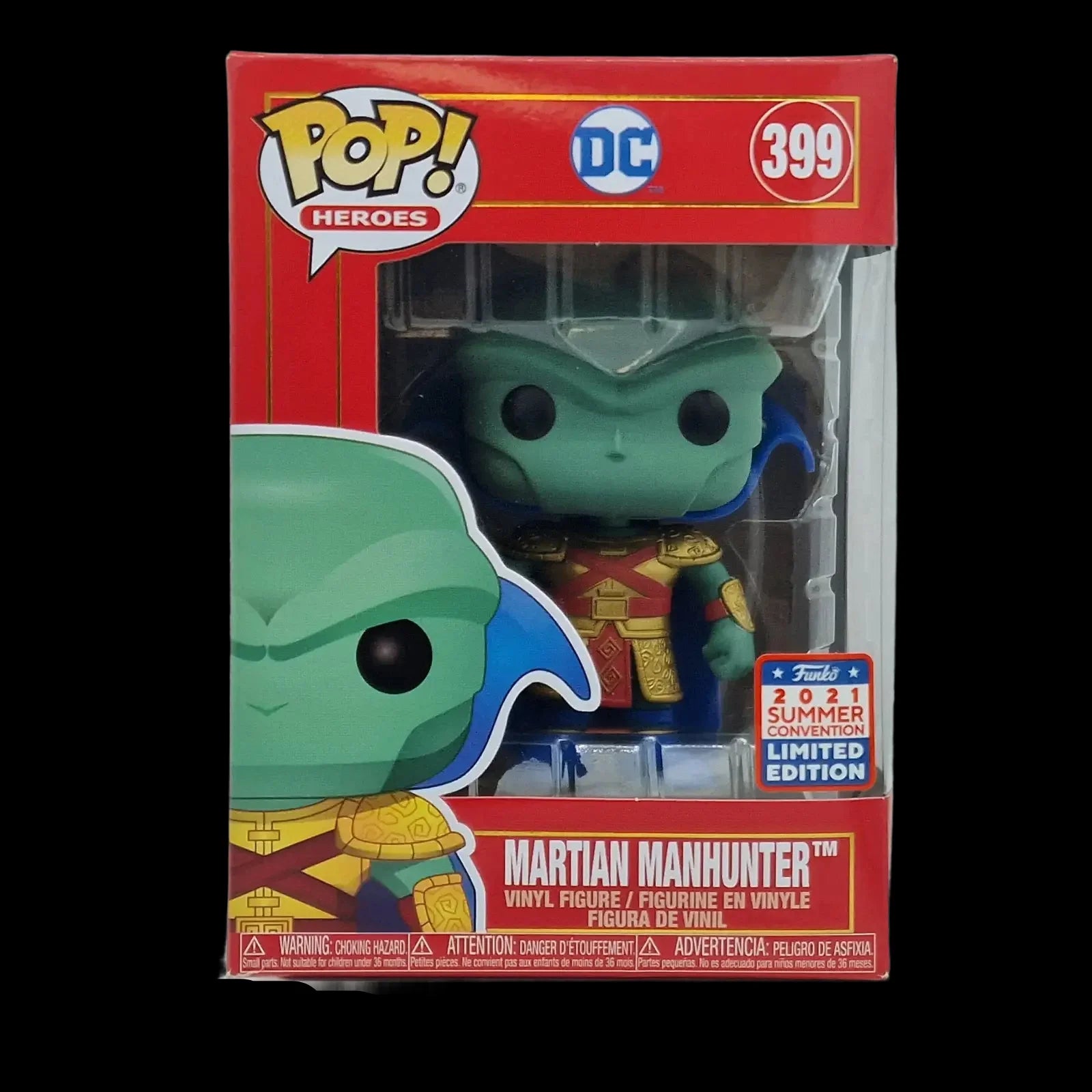 Funko Pop Heroes Dc Comics Martian Manhunter 399 Limited