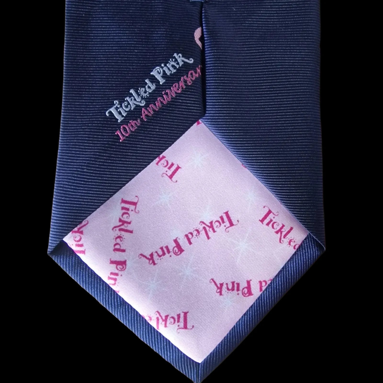 George Navy Tickled Pink 10th Anniversary Tie - Ties - 3