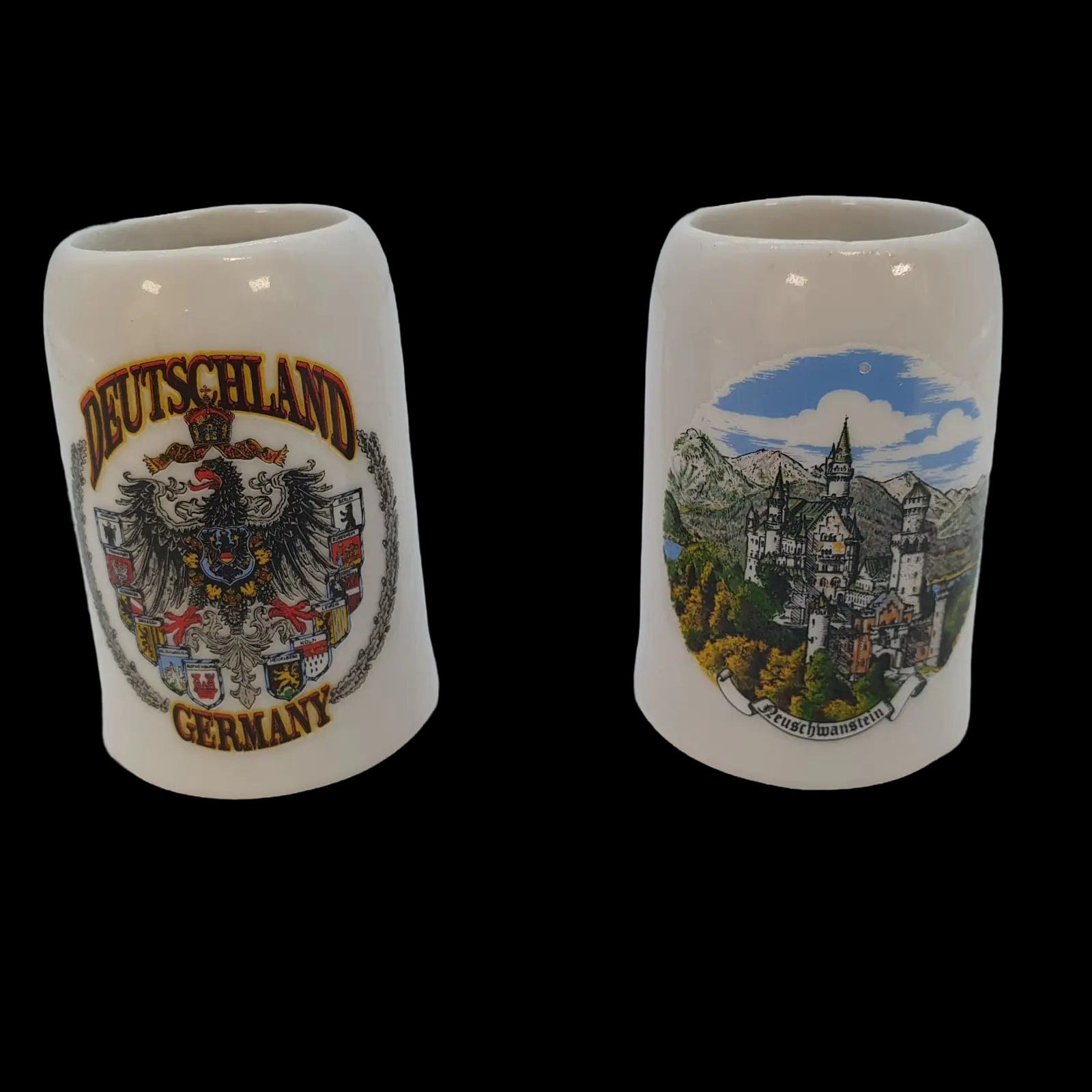 German Miniature Tankards Ceramic Collectable Gift