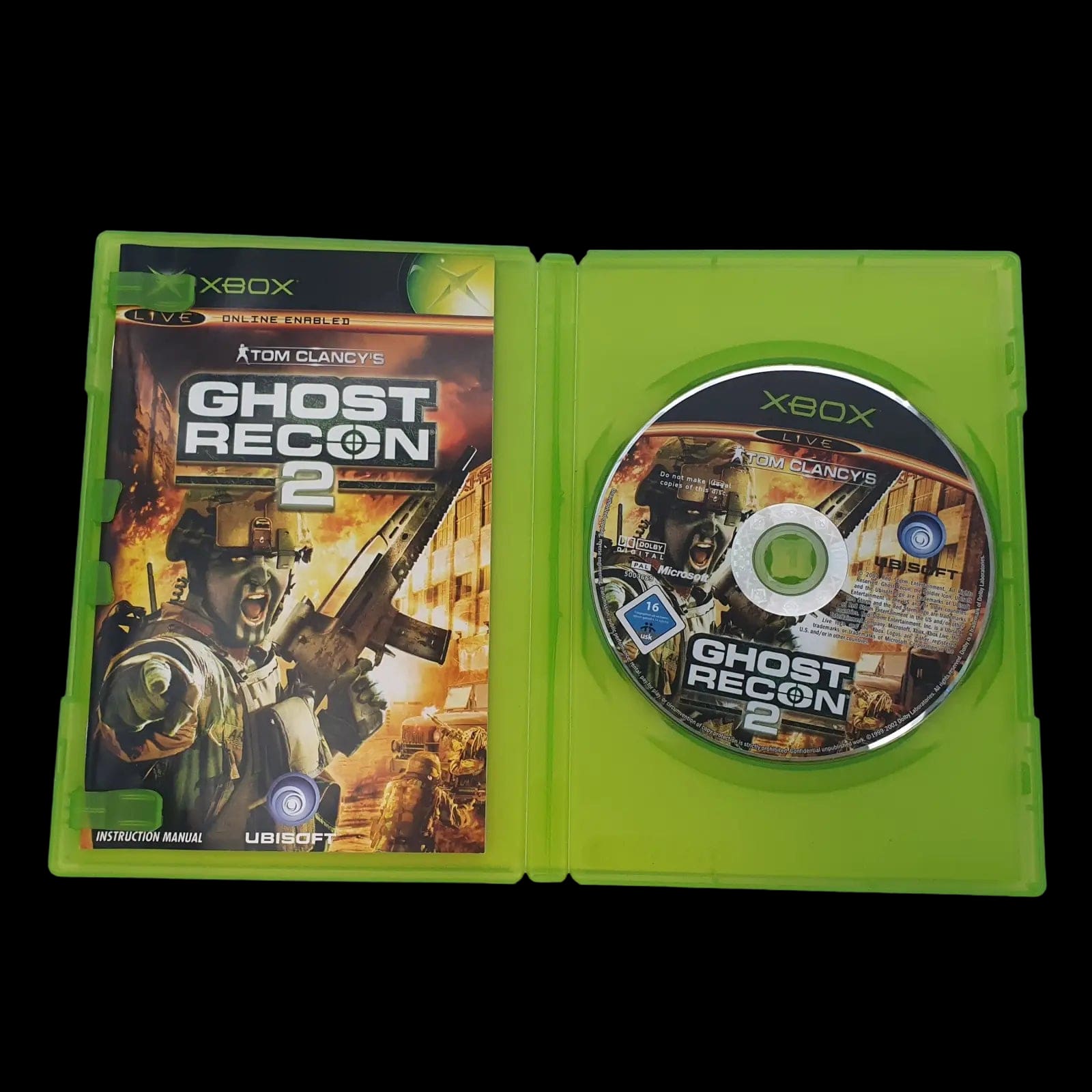 Ghost Recon 2 Xbox Original Ubisoft 2002 Video Game Vintage