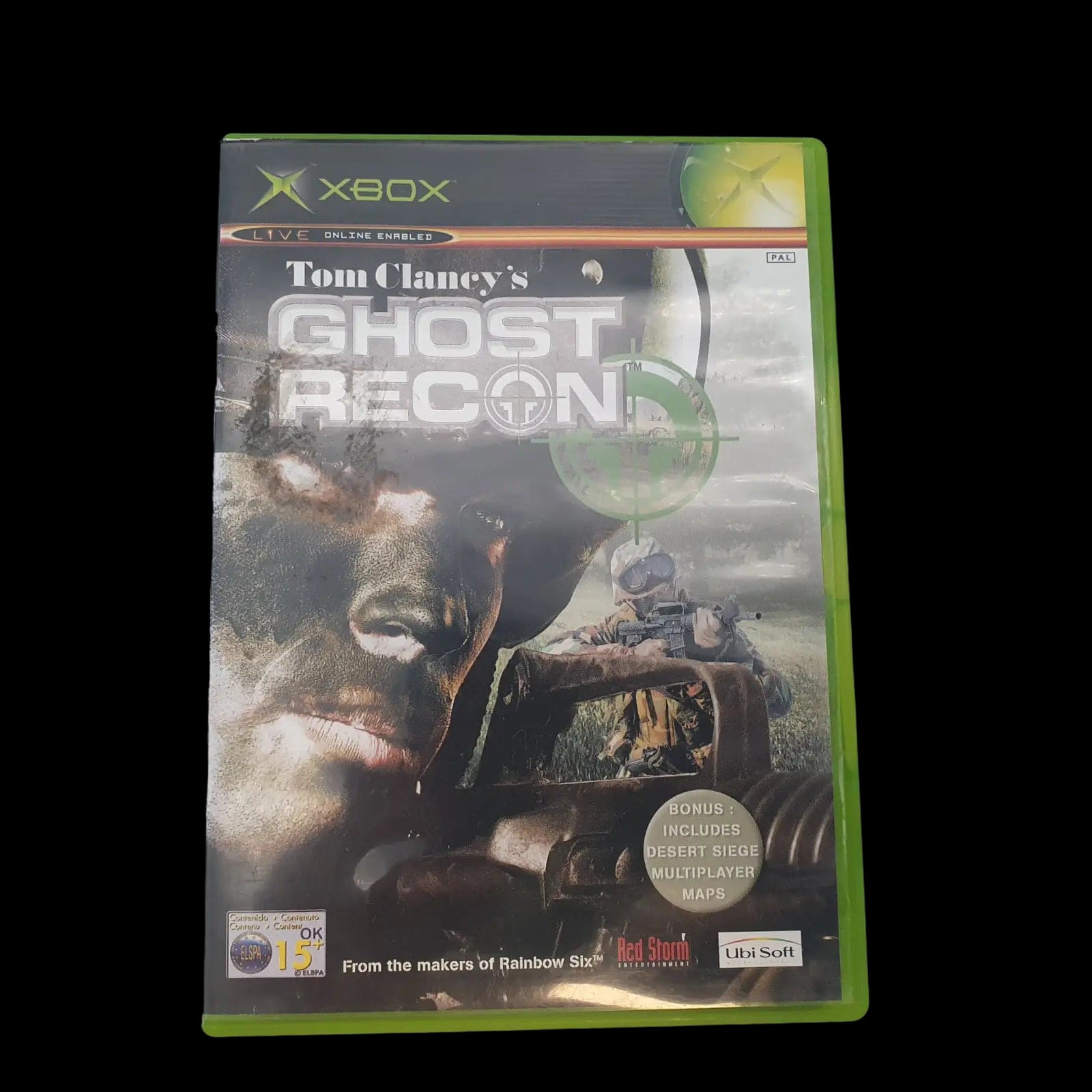 Ghost Recon Xbox Original Ubisoft 2002 Video Game Vintage