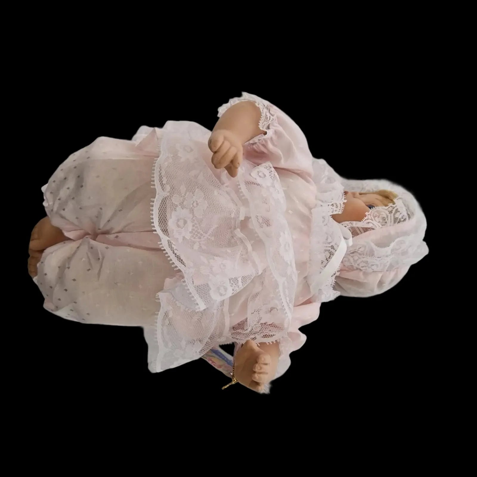 Girl Crawling Baby Doll Eugeine Fine Bisque Porcelain