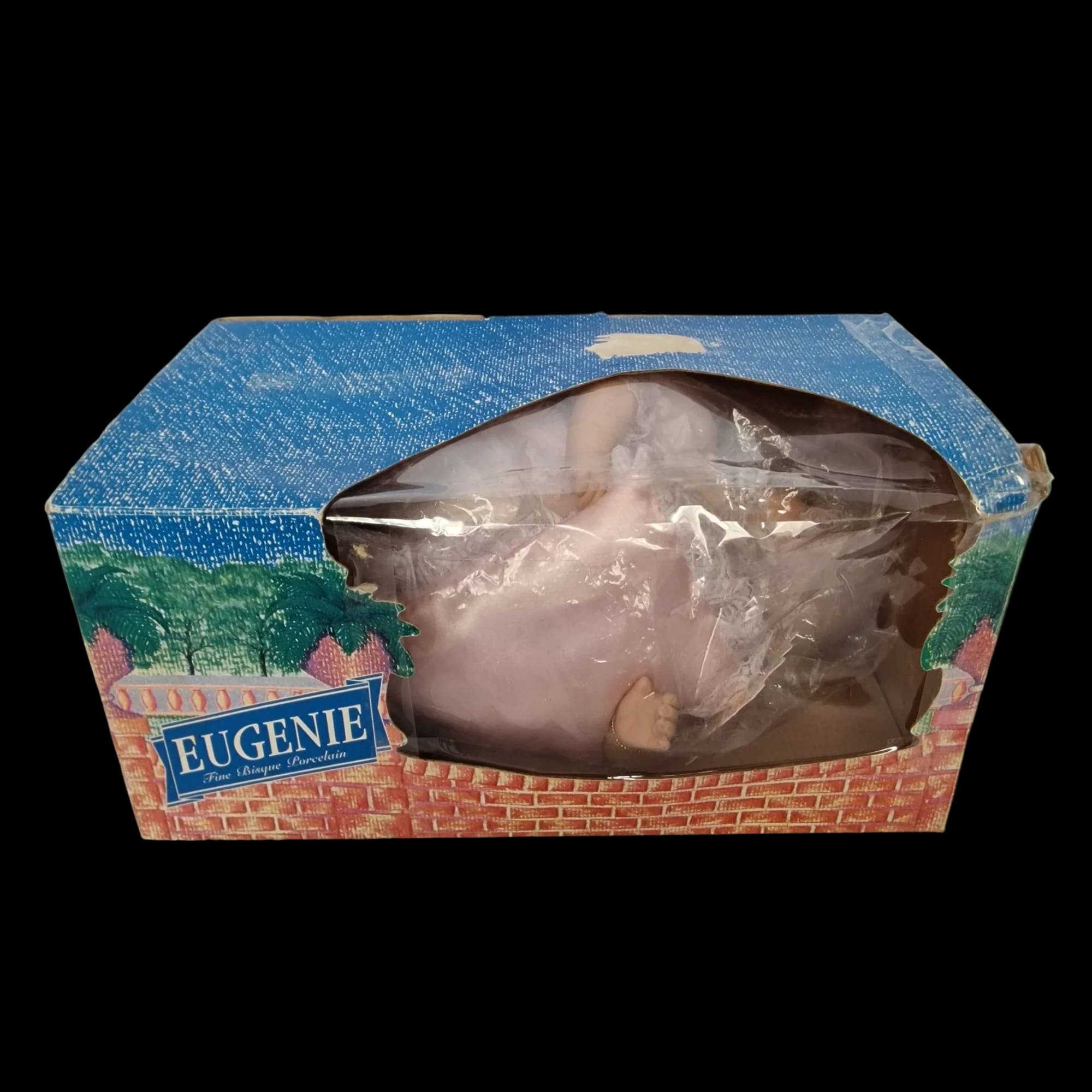 Girl Crawling Baby Doll Eugeine Fine Bisque Porcelain