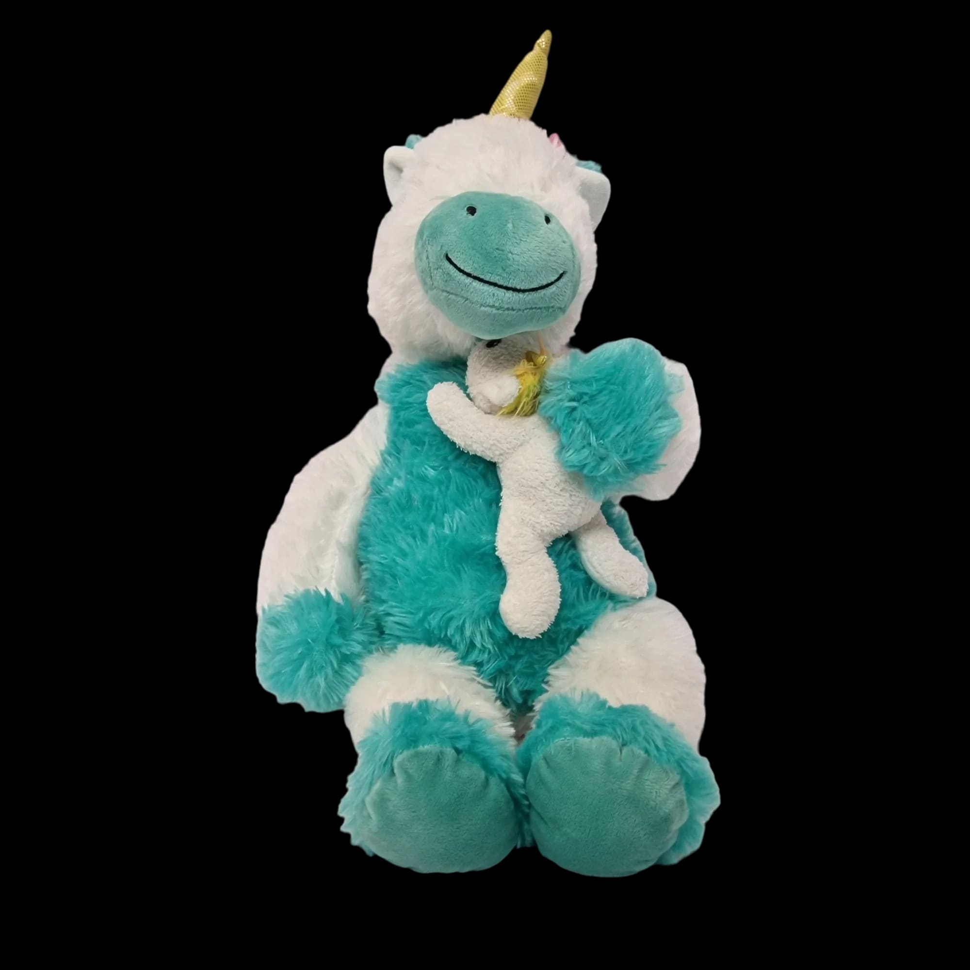 Goffa Unicorn Mother And Baby Soft Toy Cute Stuffed Animal