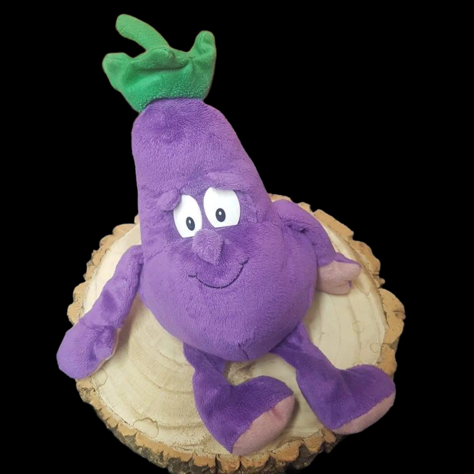 Goodness Gang Aubergine Plush Purple Soft Cuddly Toy Co-op