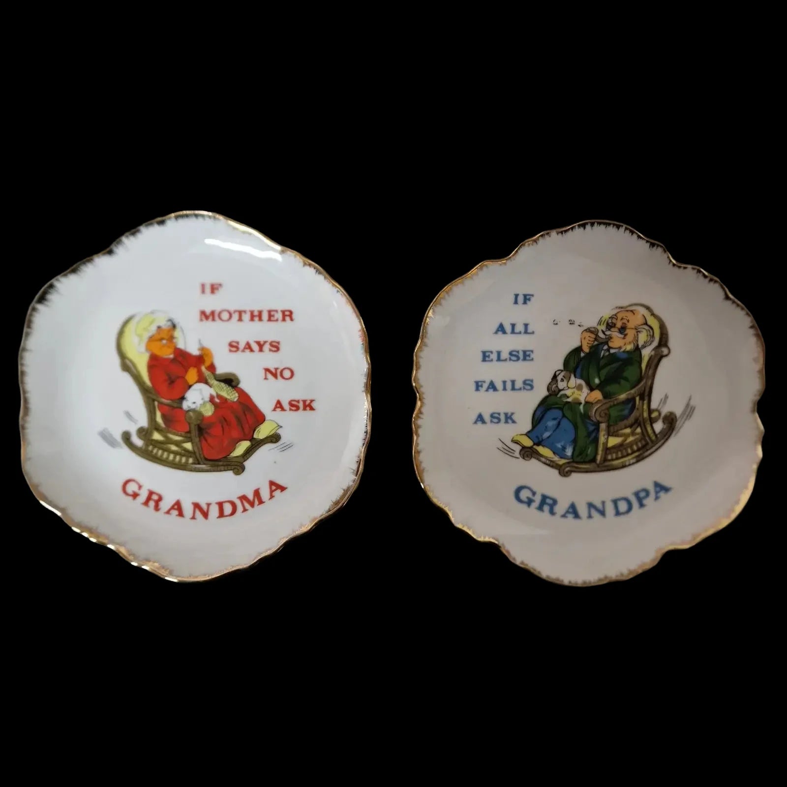 Grandma & Grandpa Ornamental Plate - Unbranded - 1 - 1362