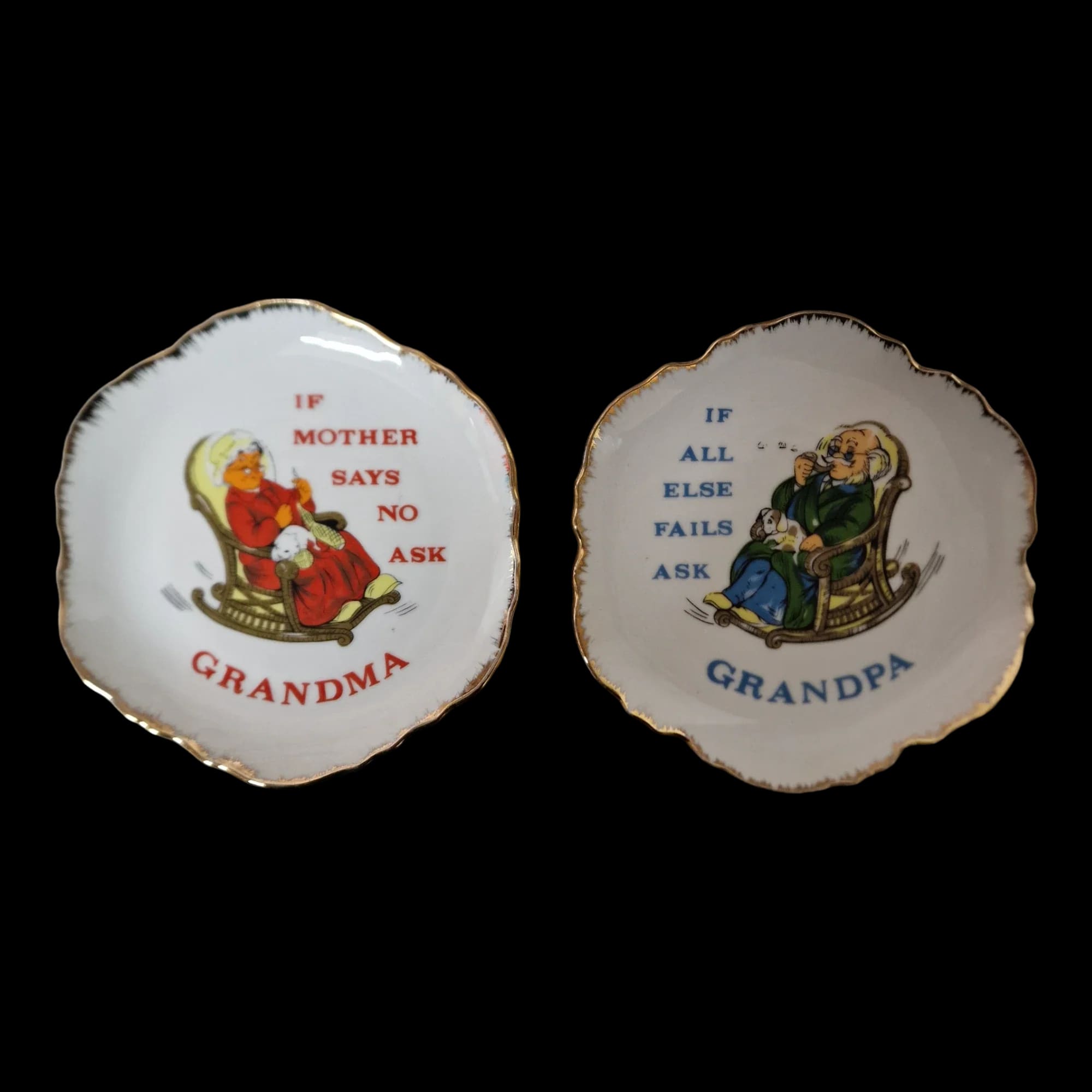 Grandma & Grandpa Ornamental Plate - Unbranded - 1 - 1362