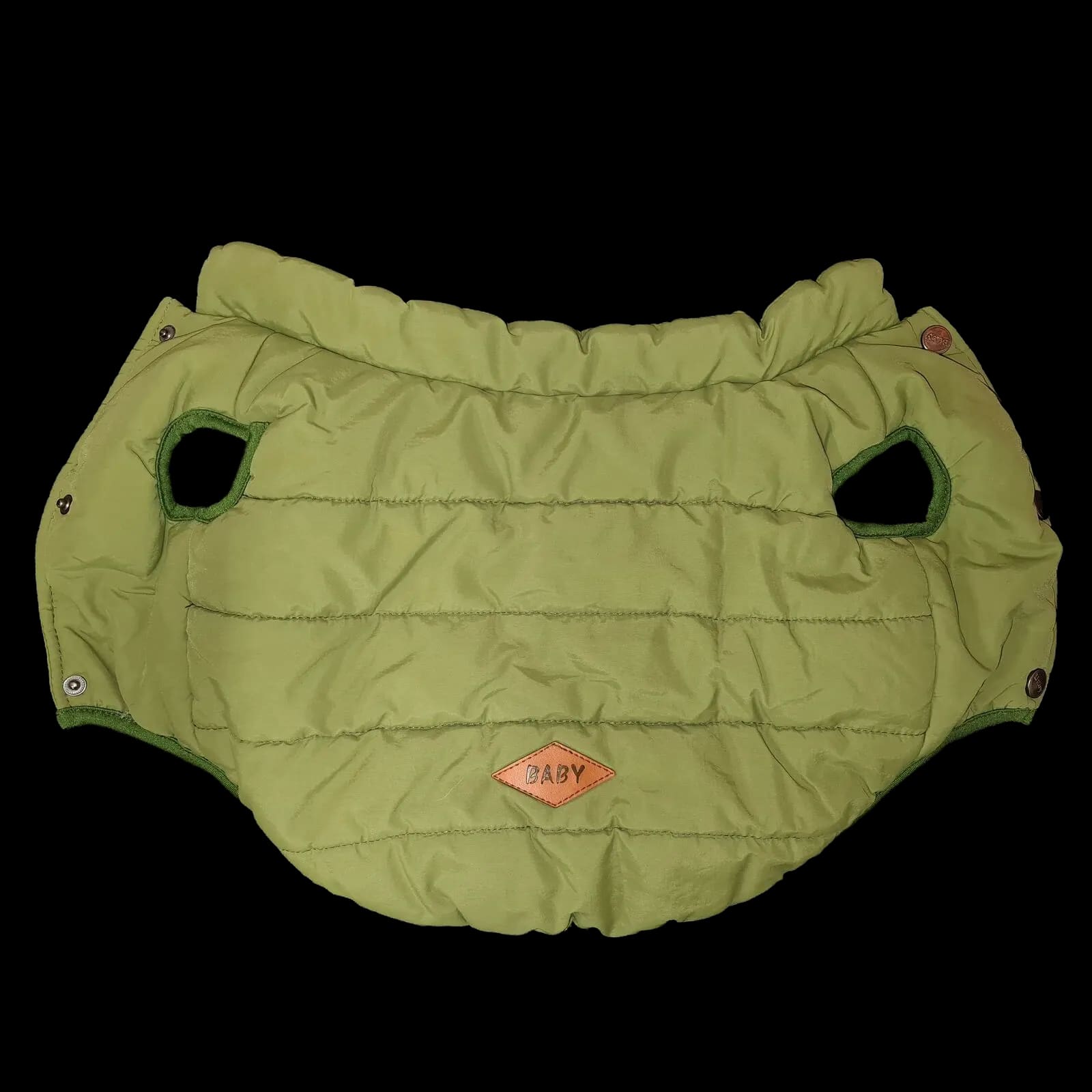 Green Baby Dog Coat - Preloved - Unbranded - 4 - BBY-GR-01