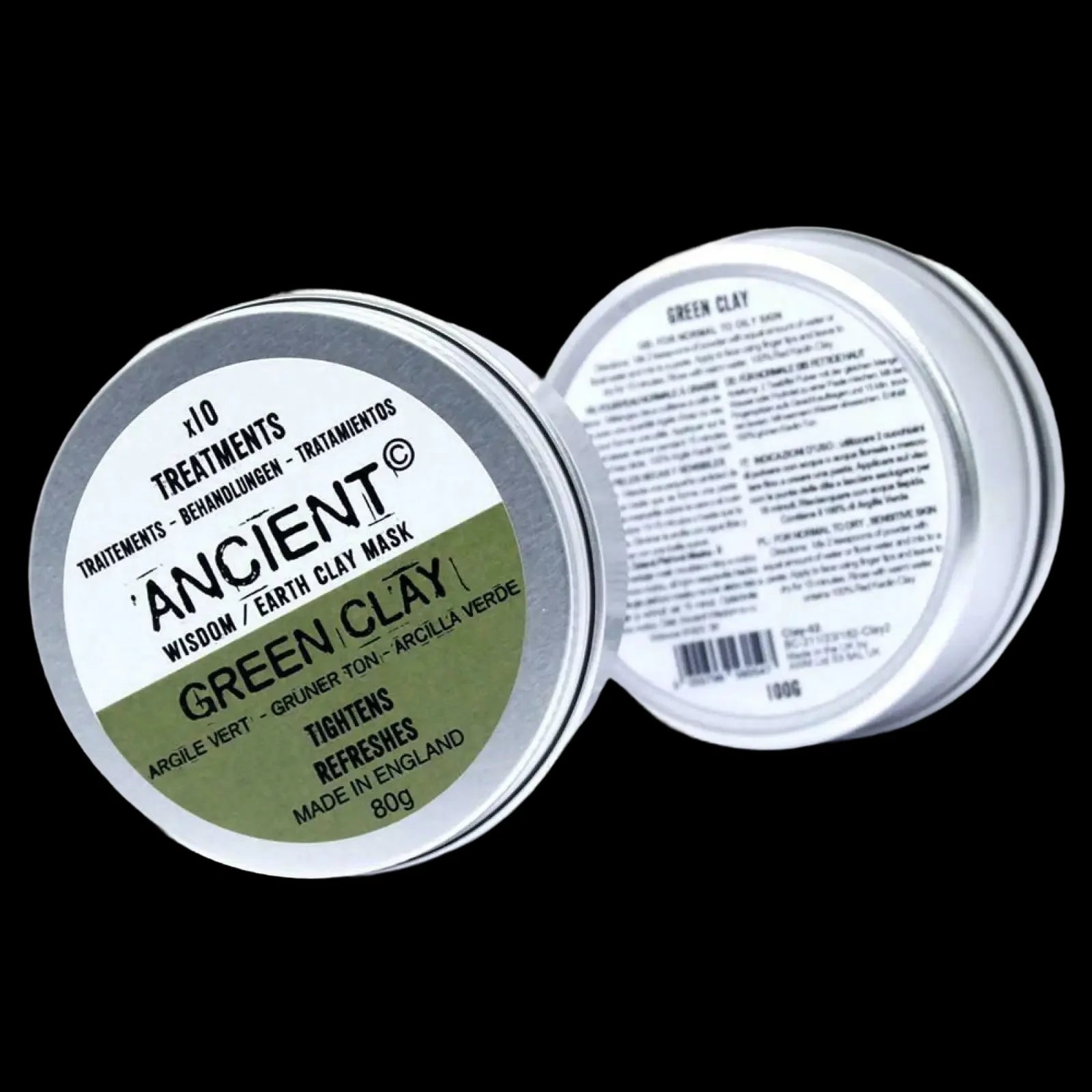 Green Clay Skin Mask 80g - Care Masks & Peels - Ancient