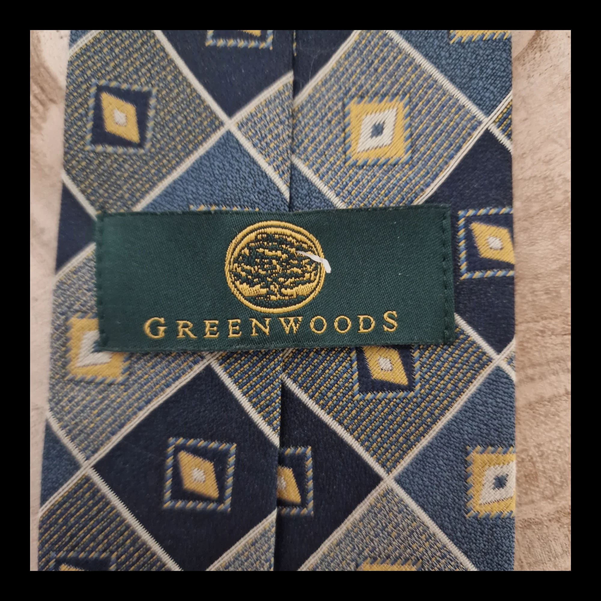 Greenwoods Diamond Necktie - Ties - 3 - 1343