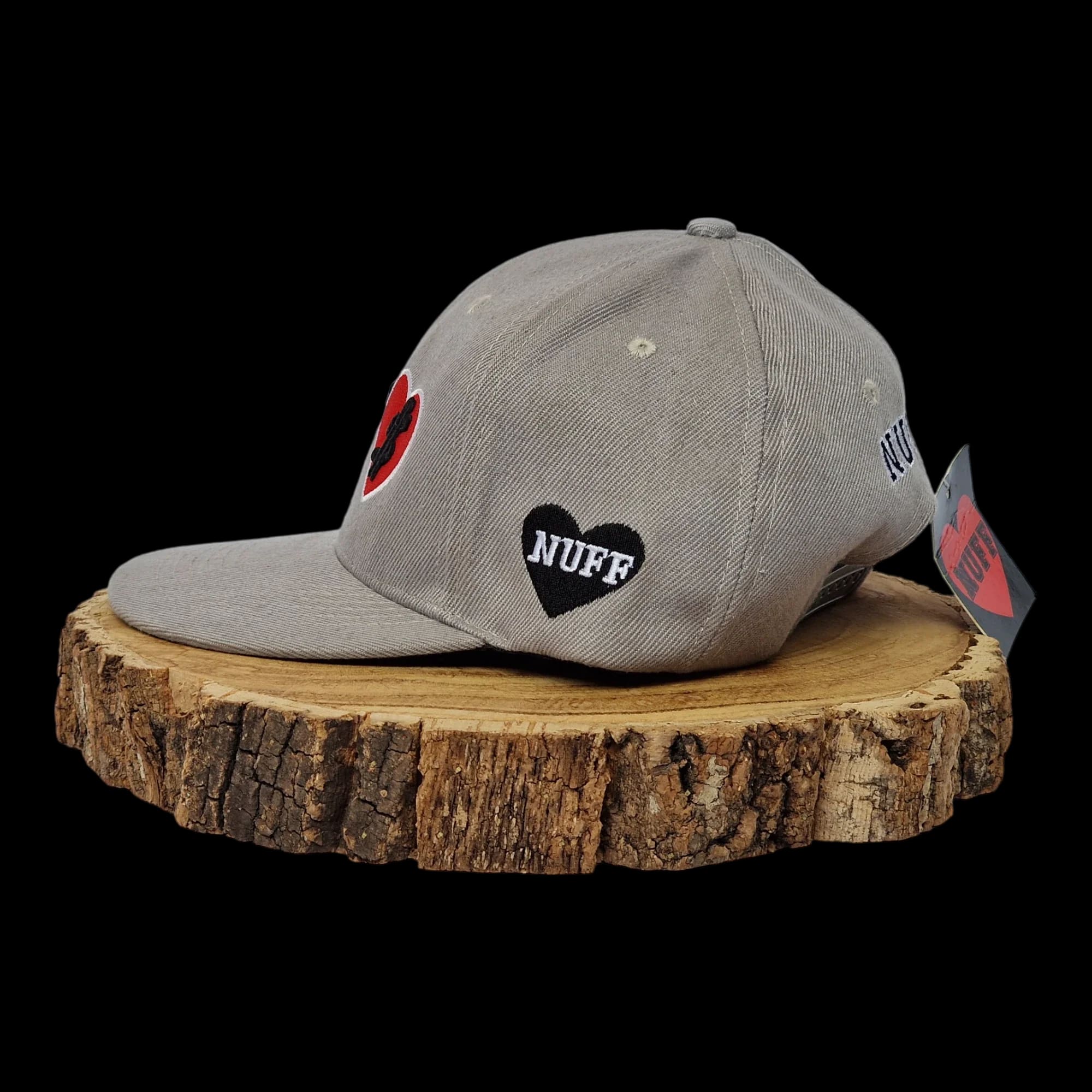 Grey Nuff Love adjustable Baseball Cap - Hats - 4 - 2924