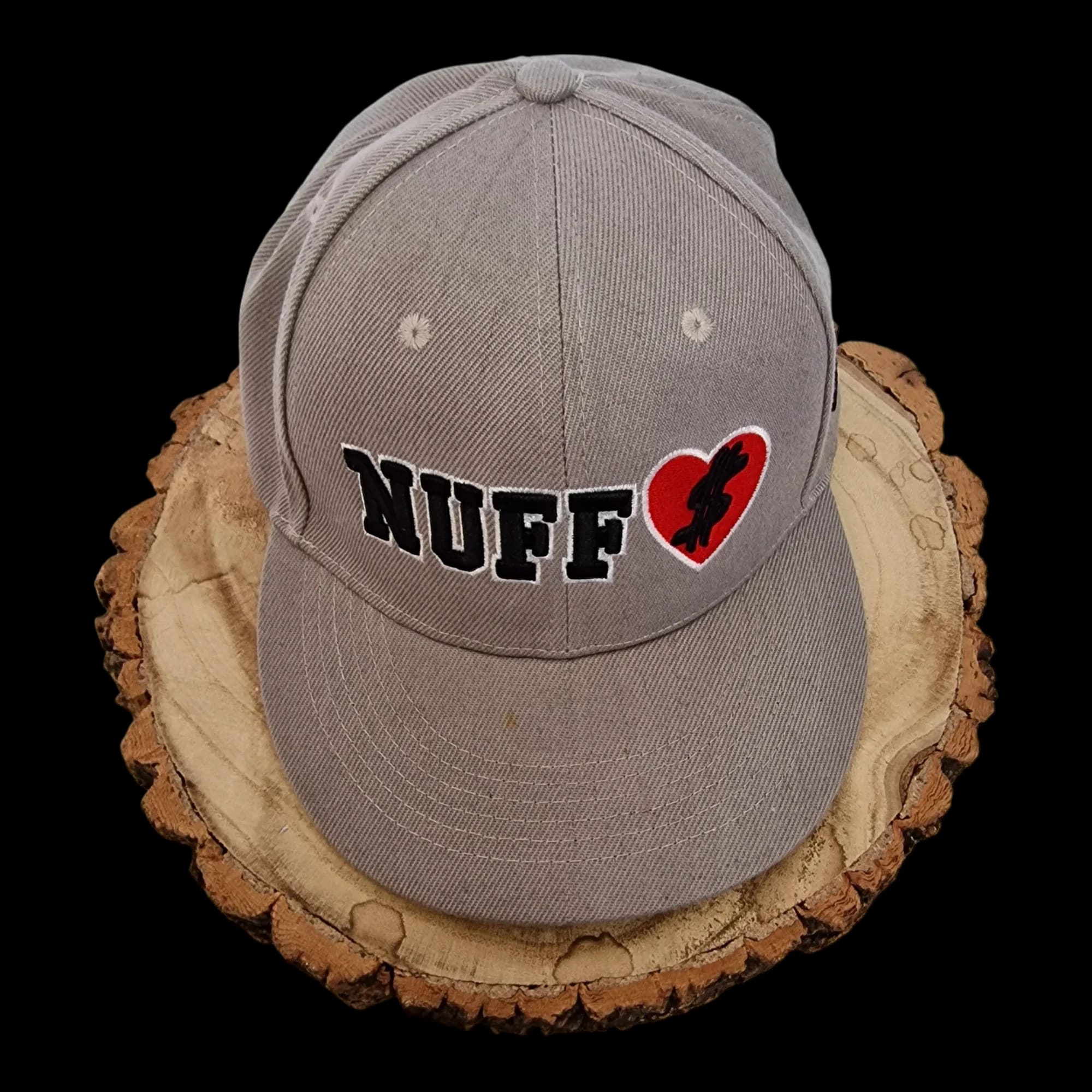 Grey Nuff Love adjustable Baseball Cap - Hats - 1 - 2924