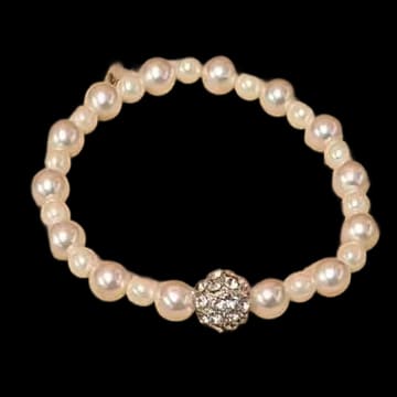 Handmade Crafted Bracelet Pearl Coloured Beads Gift