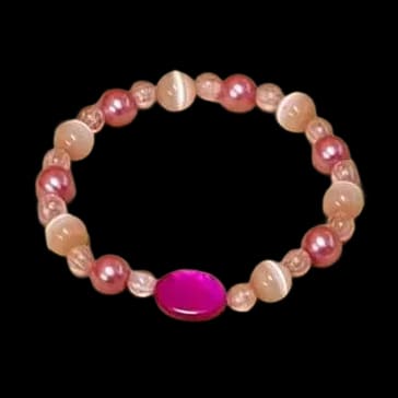 Handmade Crafted Bracelet Pink Gift - Bracelets - TipTop