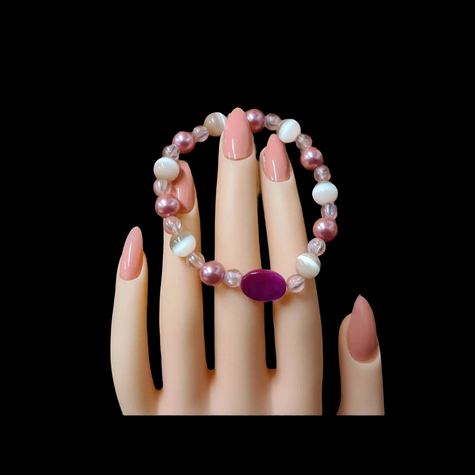 Handmade Crafted Bracelet Pink Gift - Bracelets - TipTop