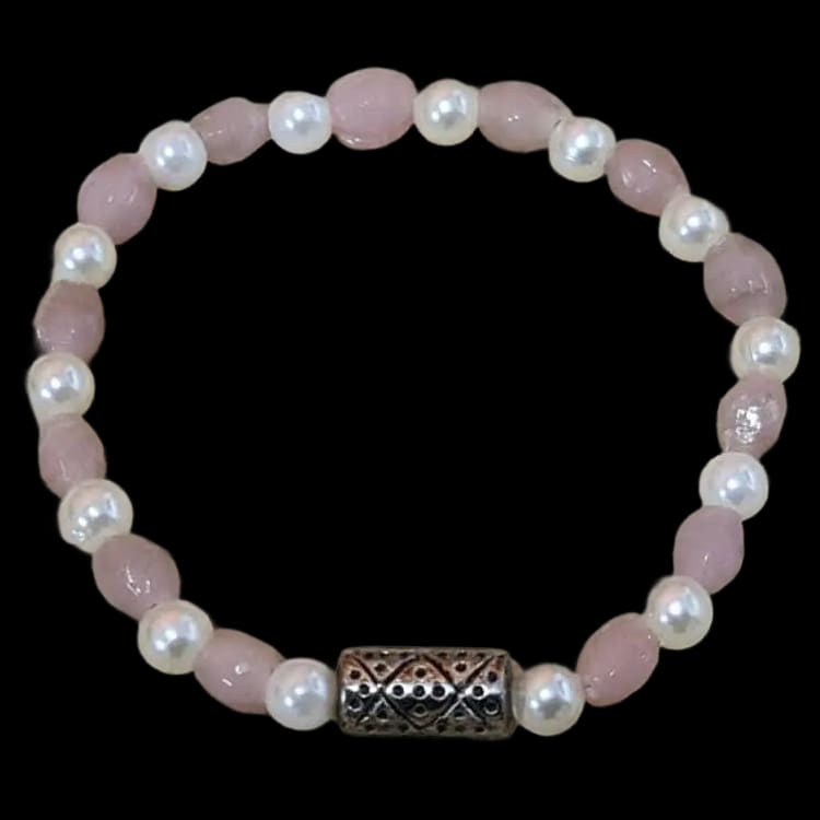 Handmade Crafted Bracelet Small Pearl Coloured Beads Gift