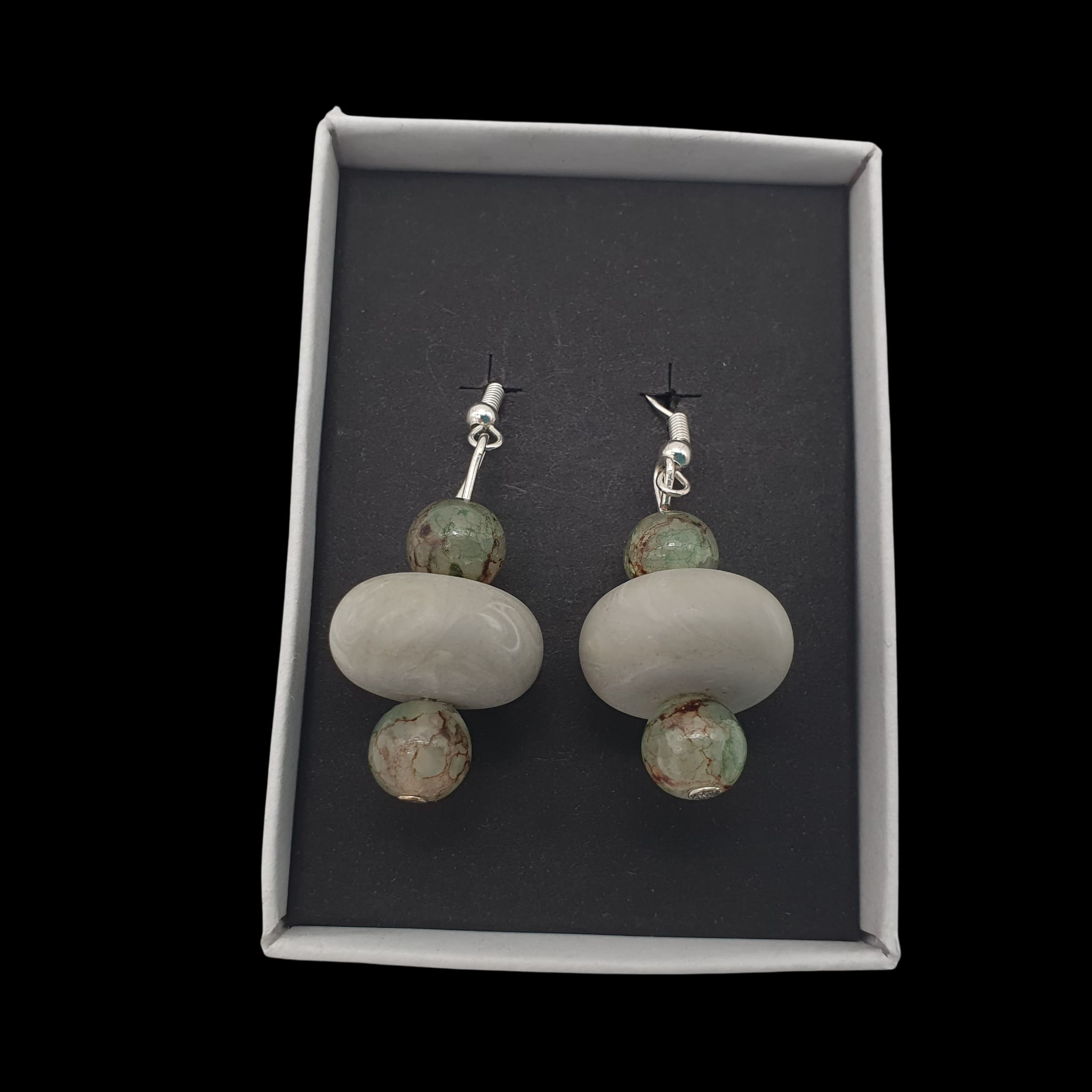 Handmade Hook Dangle Drop Fashion Earrings 925 Silver Gift