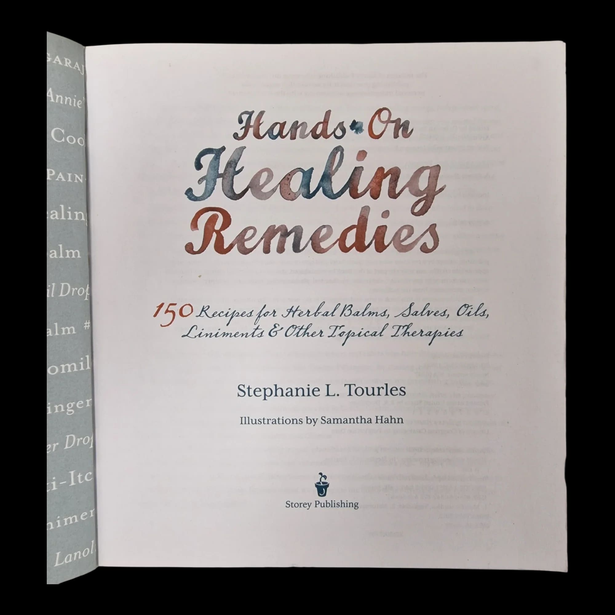 Hands On Healing Remedies Stephanie l Tourles 9781612120065