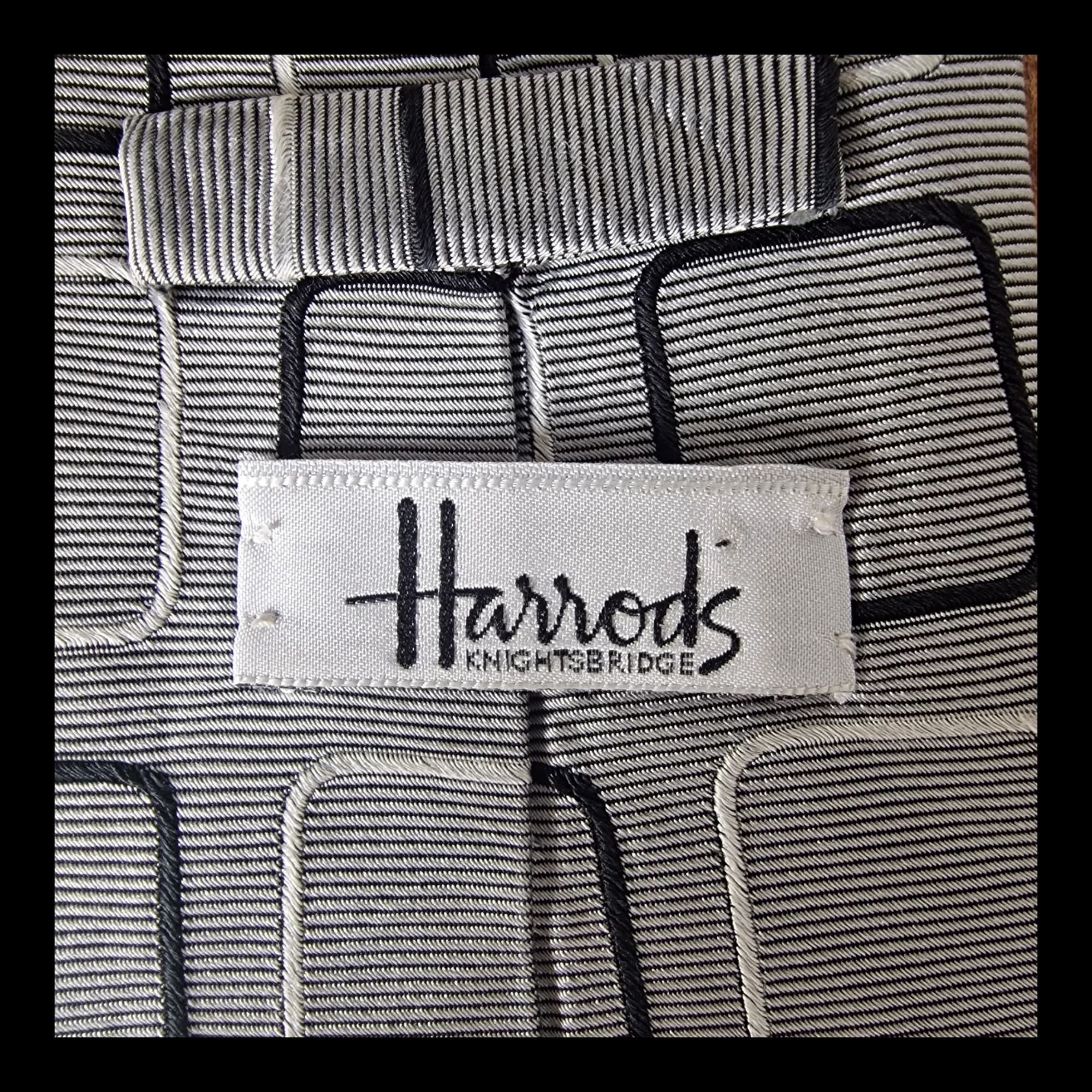 Harrods Grey Silk Tie - Ties - 4 - 1081