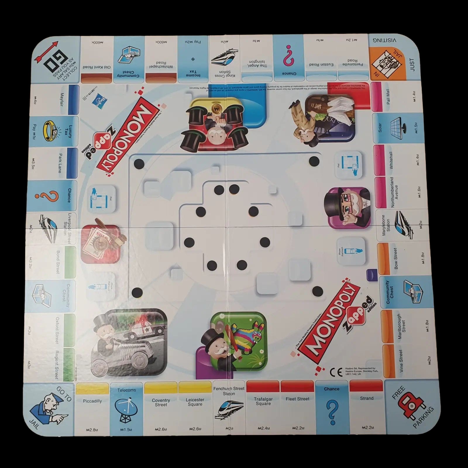 Hasbro Monopoly Zapped Edition Boxed Board Game Ipad Iphone