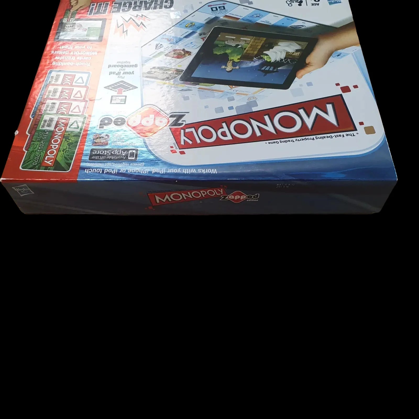 Hasbro Monopoly Zapped Edition Boxed Board Game Ipad Iphone