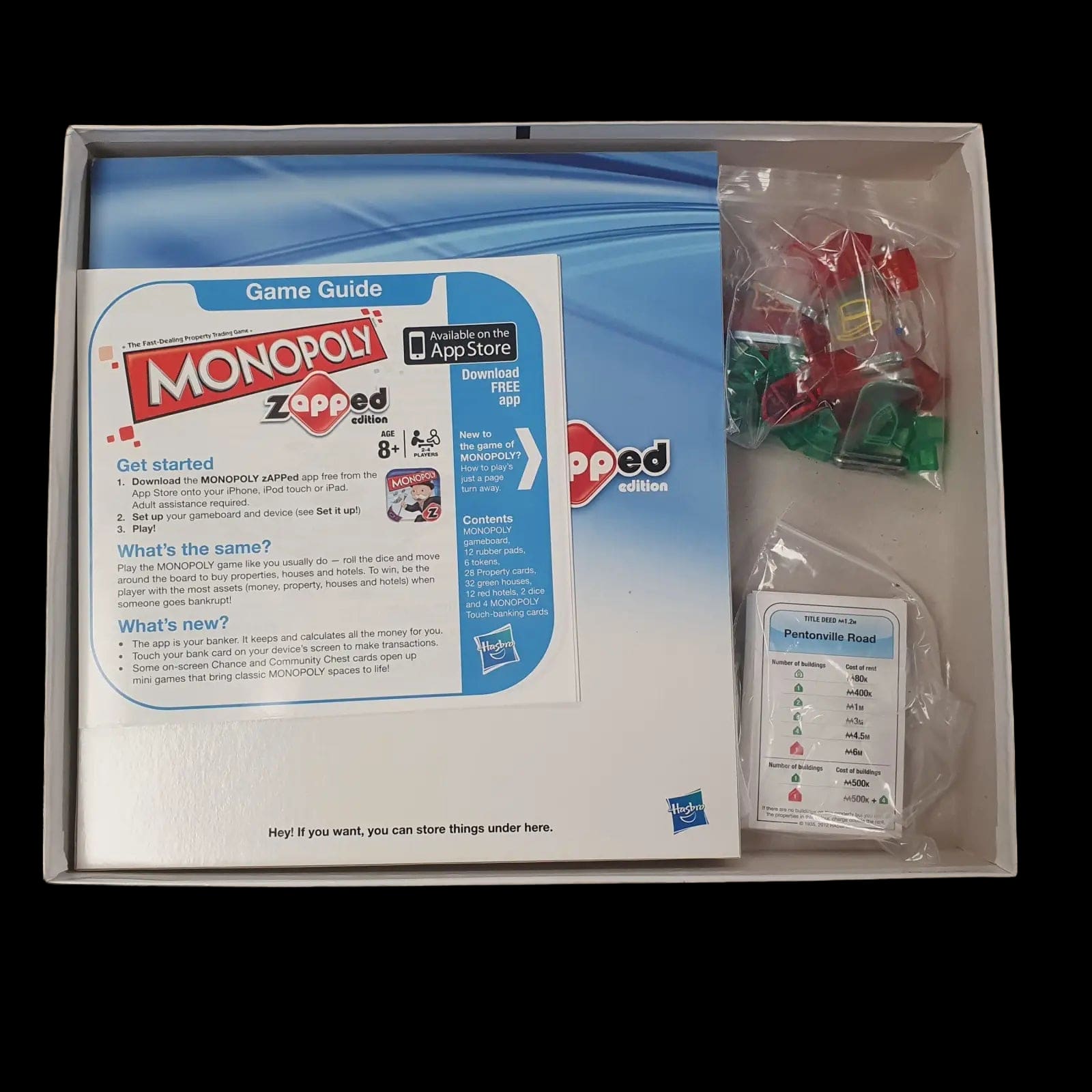 Hasbro Monopoly Zapped Edition Boxed Board Game Ipad Iphone
