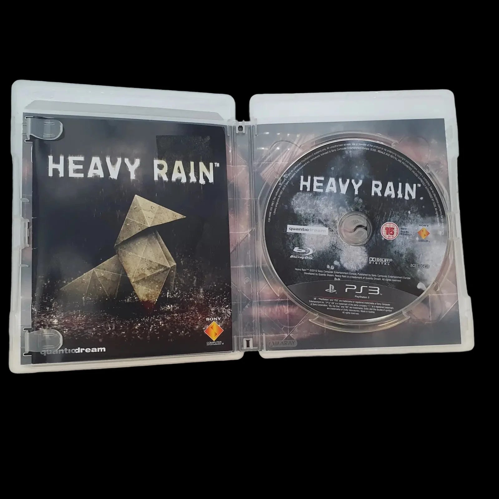 Heavy Rain Sony Playstation 3 Quantic Dream 2010 Cib