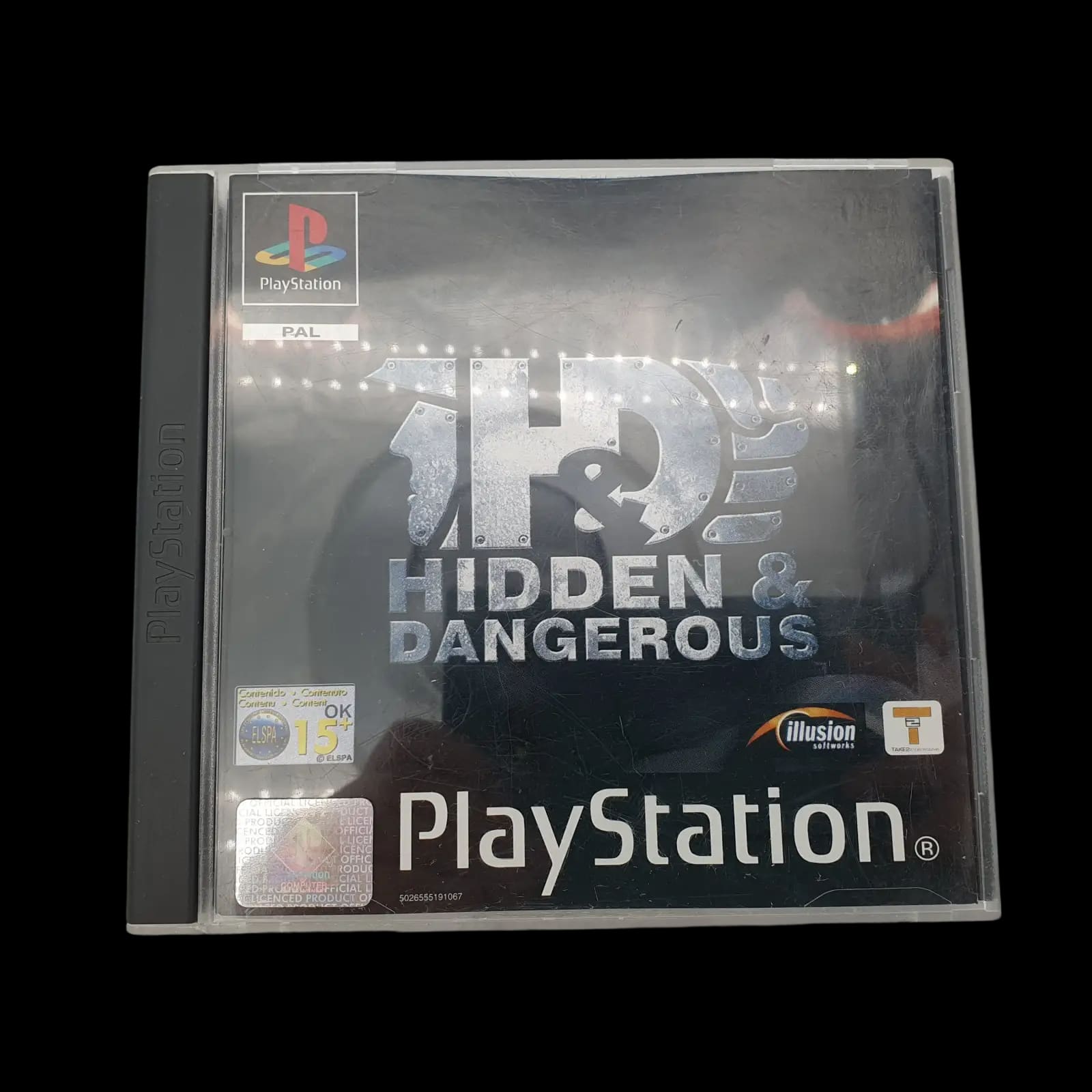 Hidden Dangerous Playstation 1 Ps1 Take2 2001 Video Game