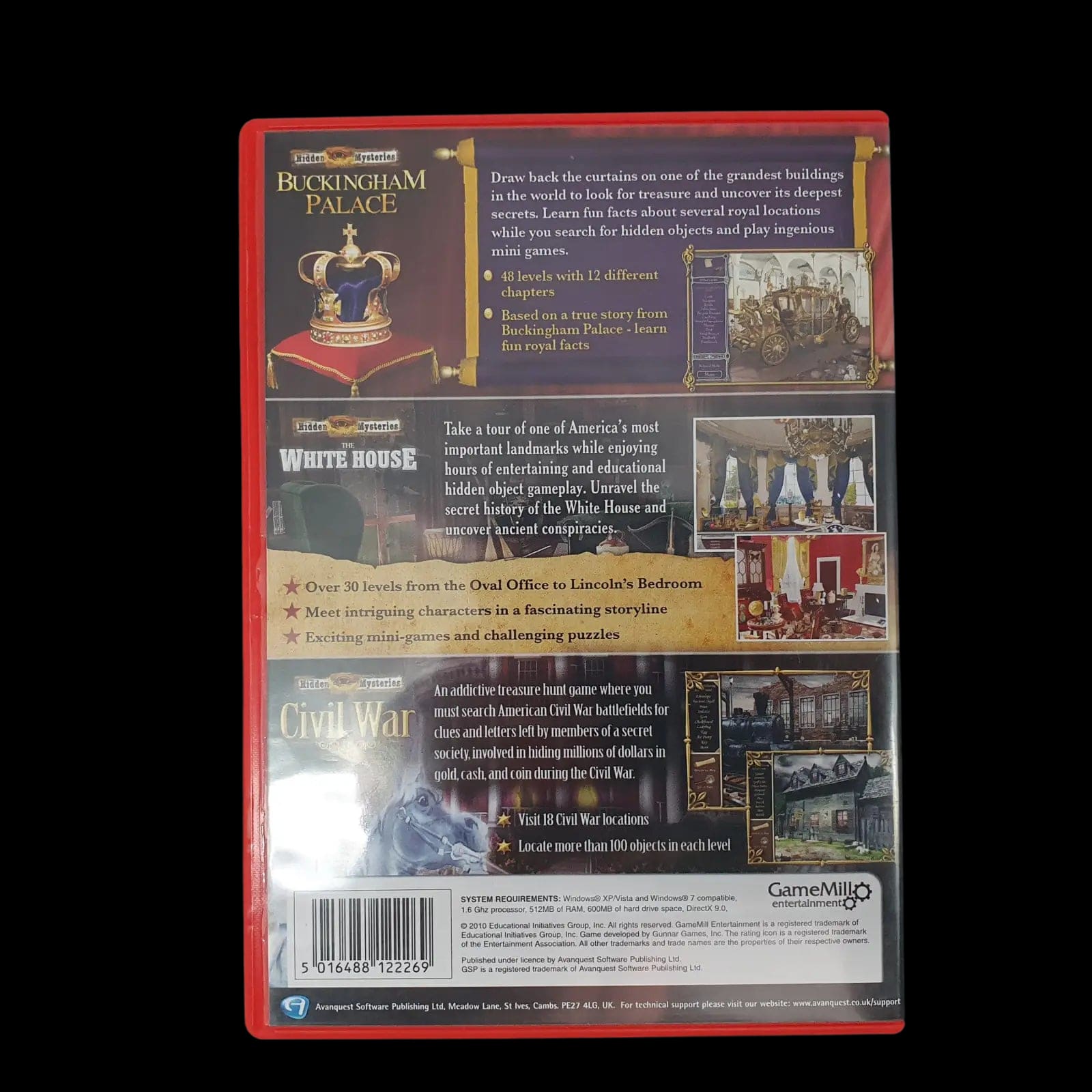 Hidden Mysteries Collection Pc Gsp 2010 Video Game - Games