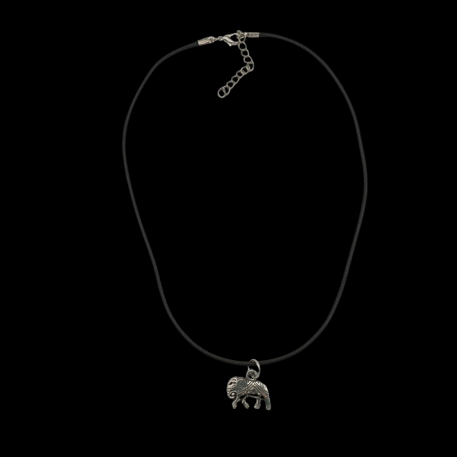 Hindu Chanted Elephant Necklace Pendant Charm Handmade