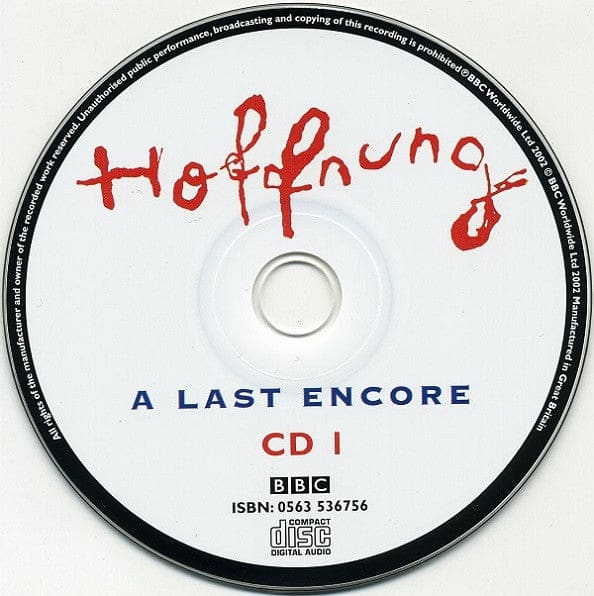 Hoffnung* - a Last Encore (2xcd Re Edc)- Preloved - CD