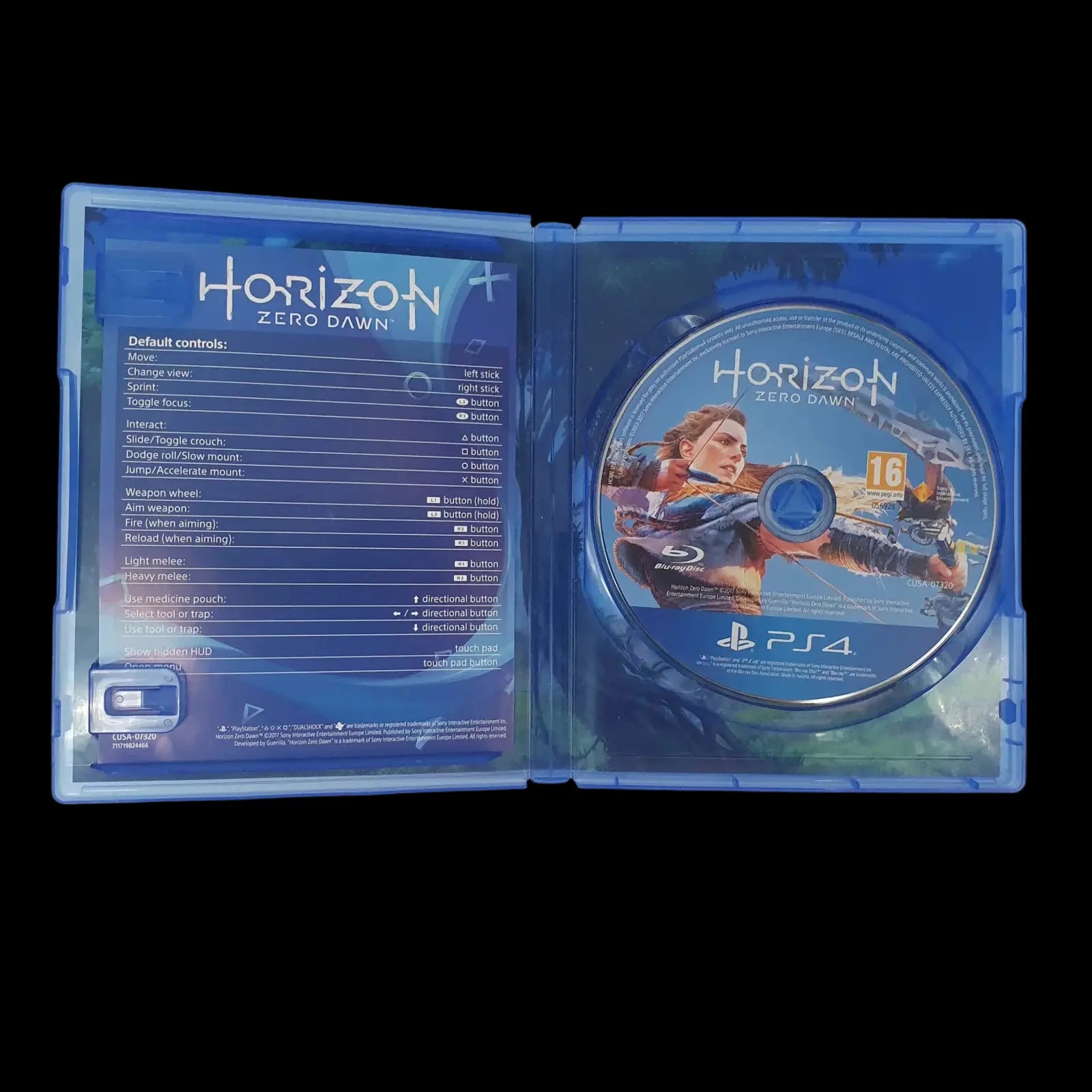 Horizon Zero Dawn Sony Playstation 4 Ps4 Guerrilla 2017 Cib