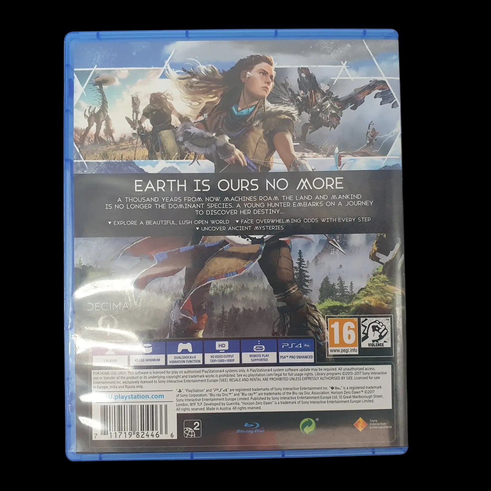 Horizon Zero Dawn Sony Playstation 4 Ps4 Guerrilla 2017 Cib