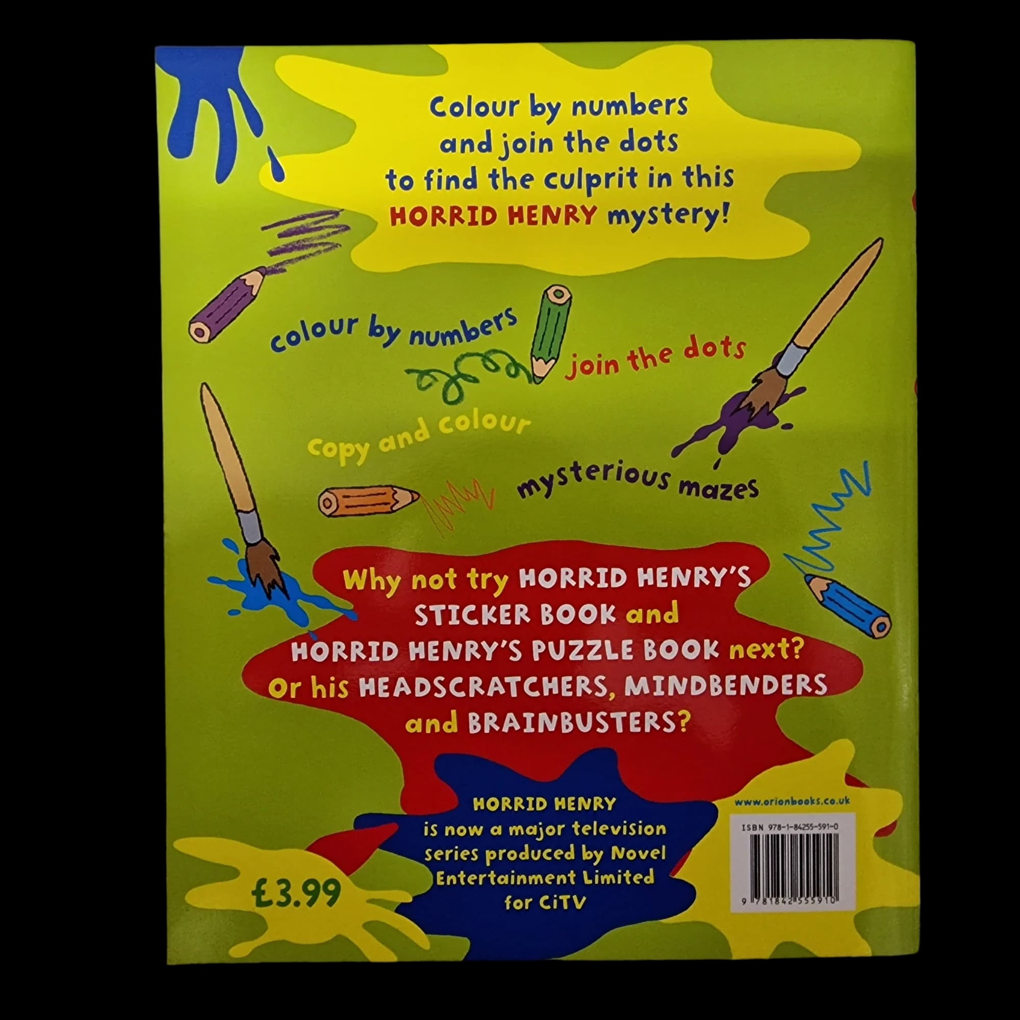 Horrid Henry 5 x activity Books Francesca Simon