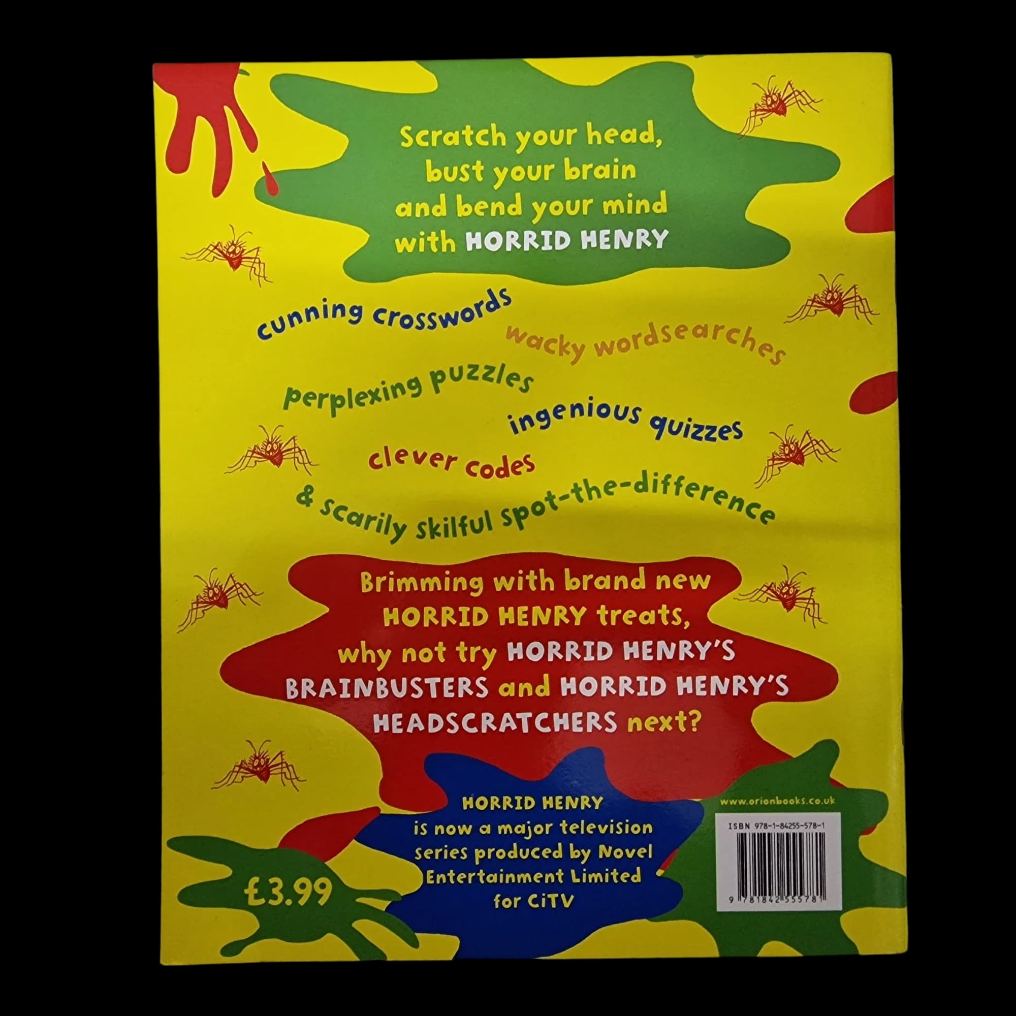Horrid Henry 5 x activity Books Francesca Simon