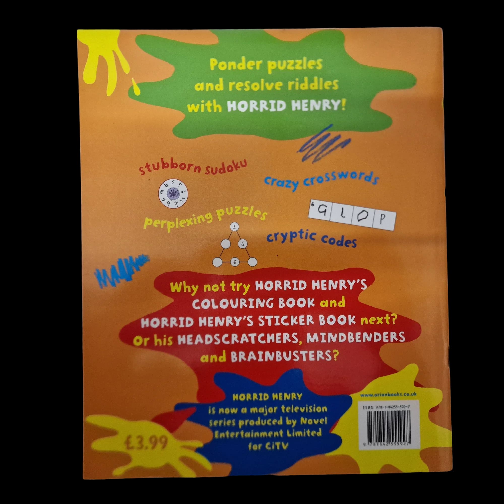 Horrid Henry 5 x activity Books Francesca Simon