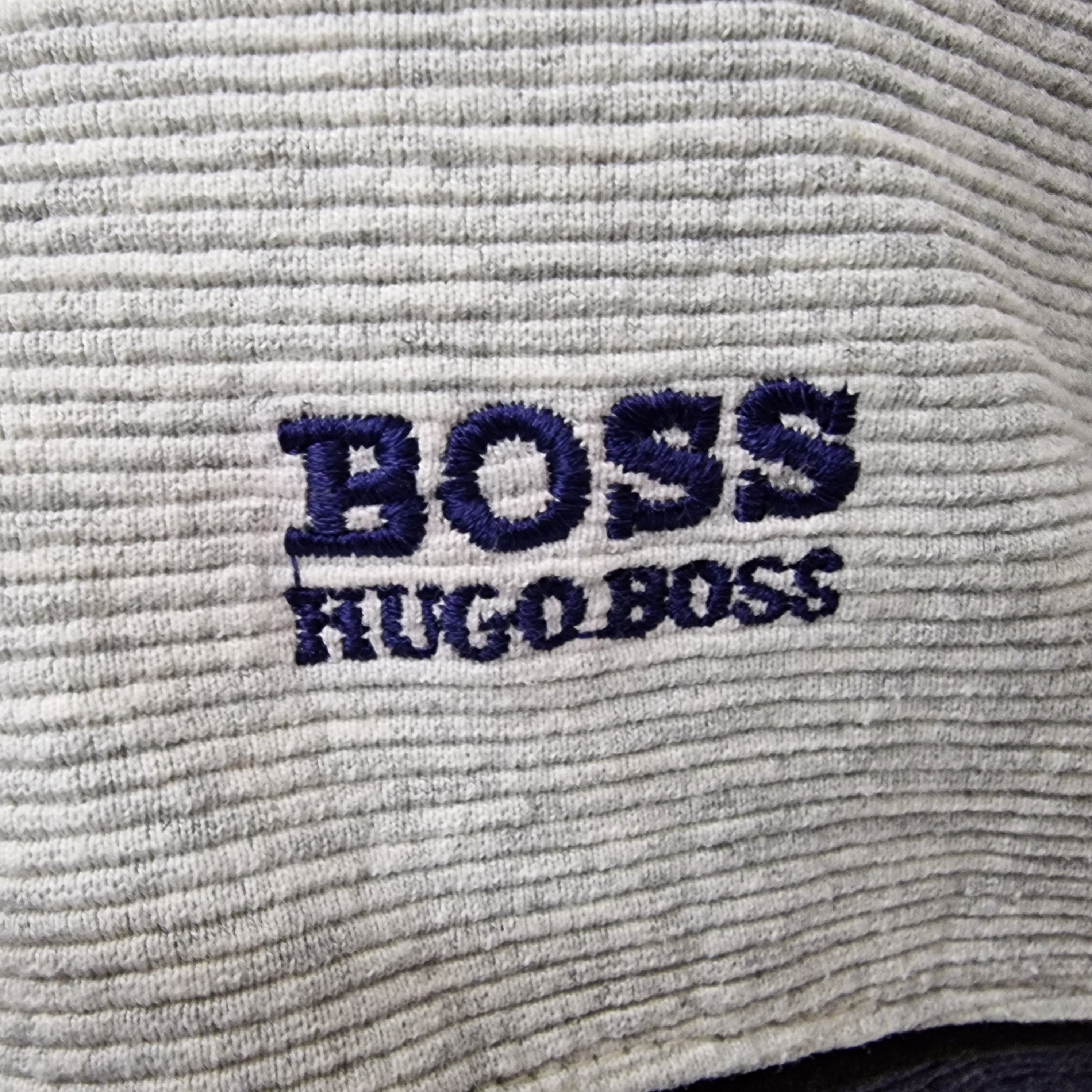 Hugo Boss Grey V Neck Jumper UK Large - Jumpers - 8 - 3401