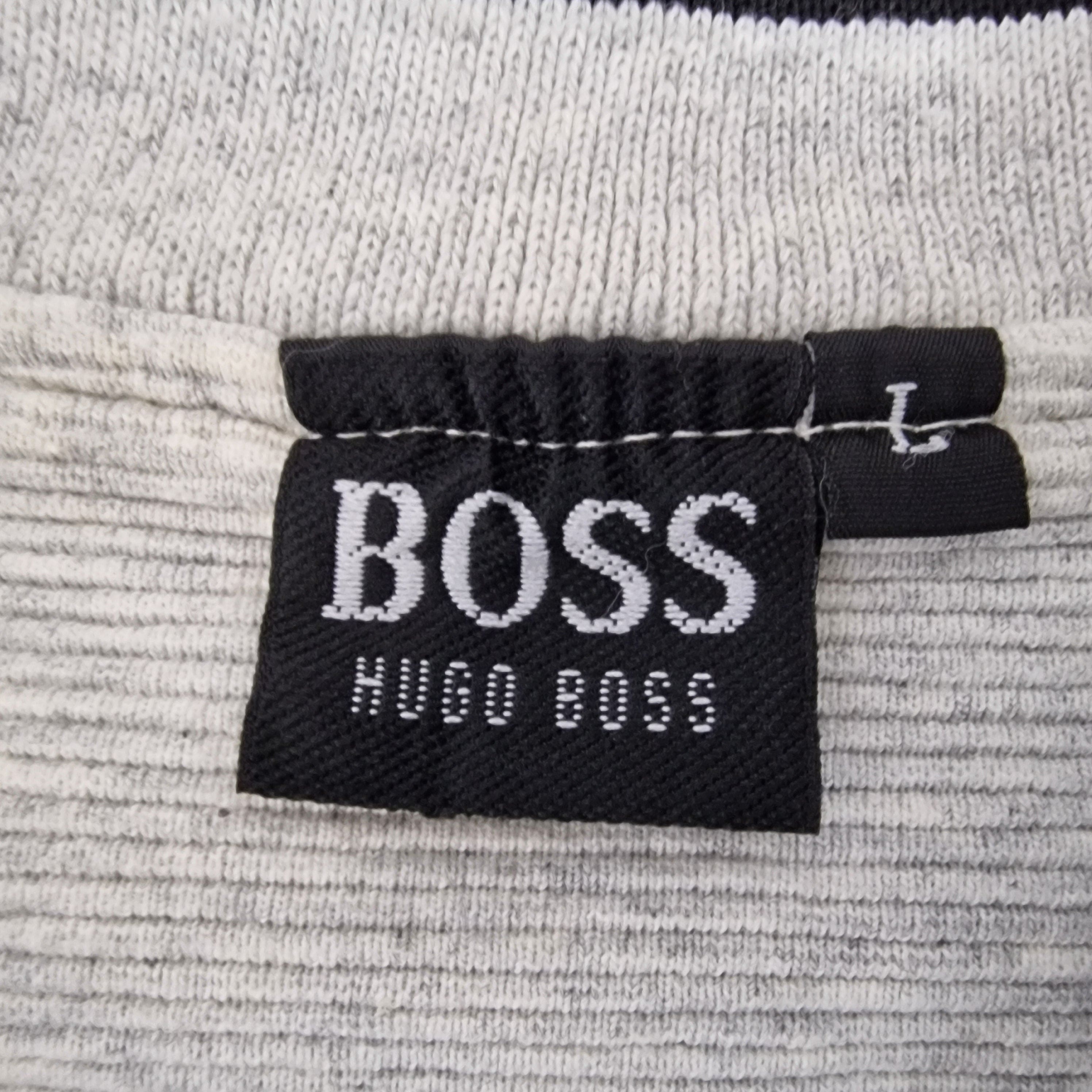 Hugo Boss Grey V Neck Jumper UK Large - Jumpers - 9 - 3401