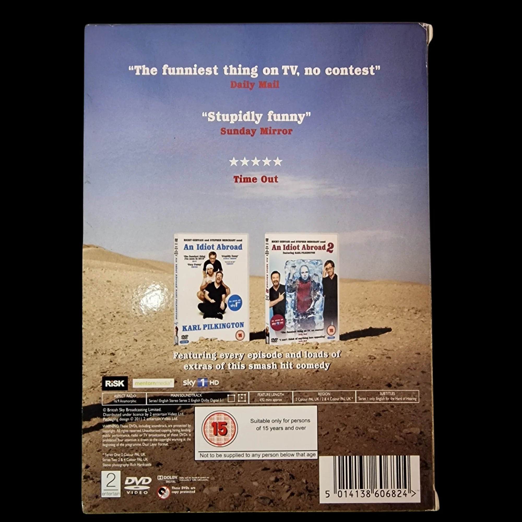 An Idiot Abroad Series 1 & 2 - Preloved - DVD - BSKYB - 5