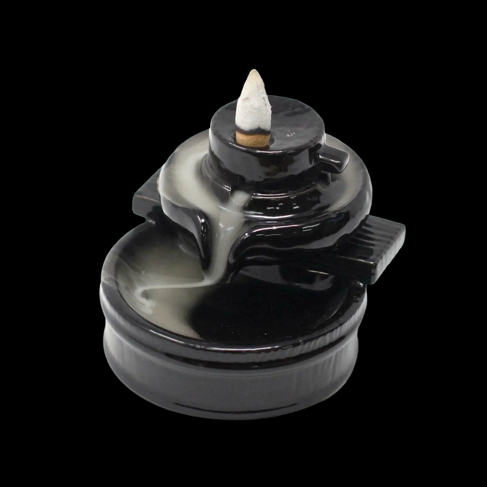 Incense Backflow Burner Zen Flow Home Decor Waterfall Smoke