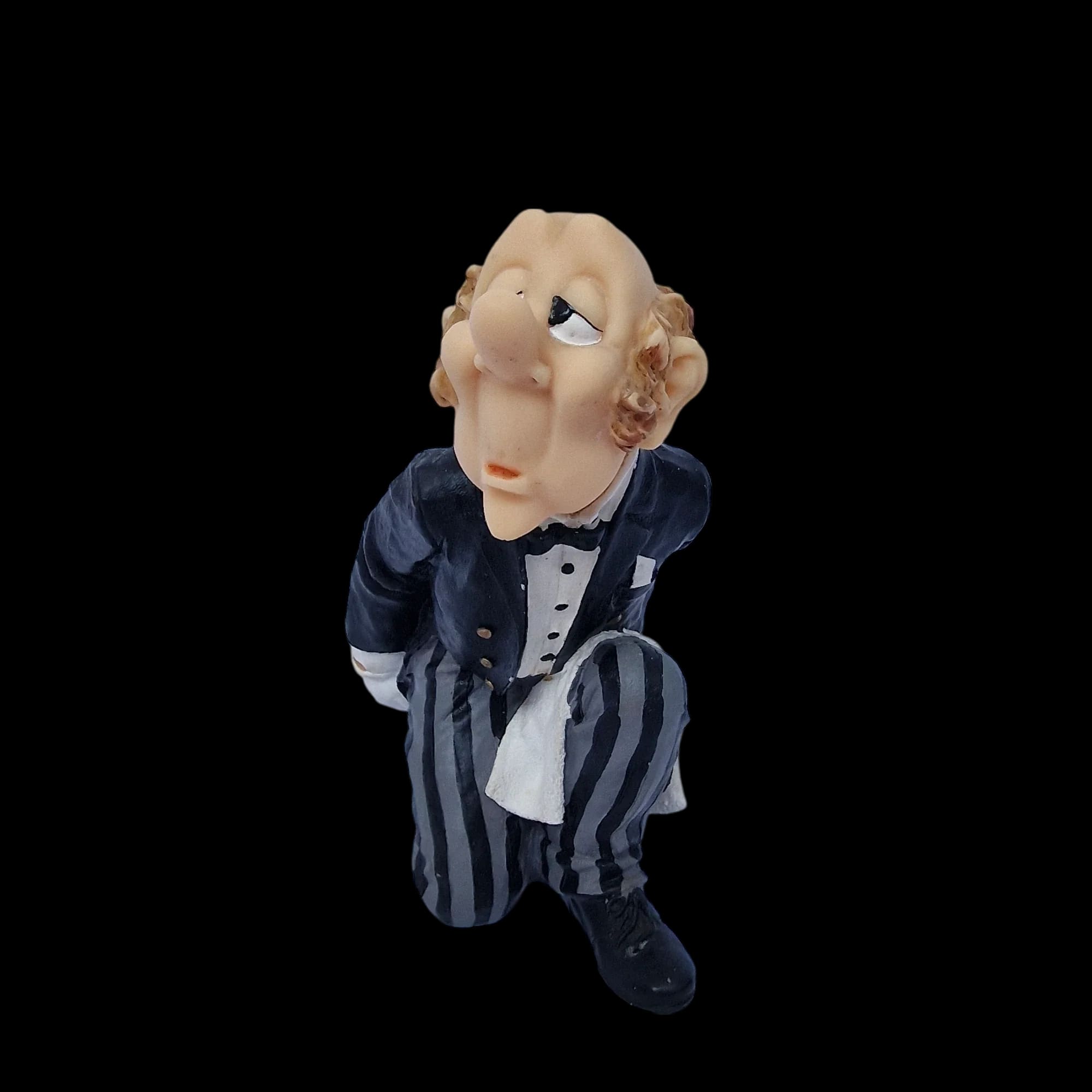 James The Butler Wine Bottle Spirits Resin Holder Stand