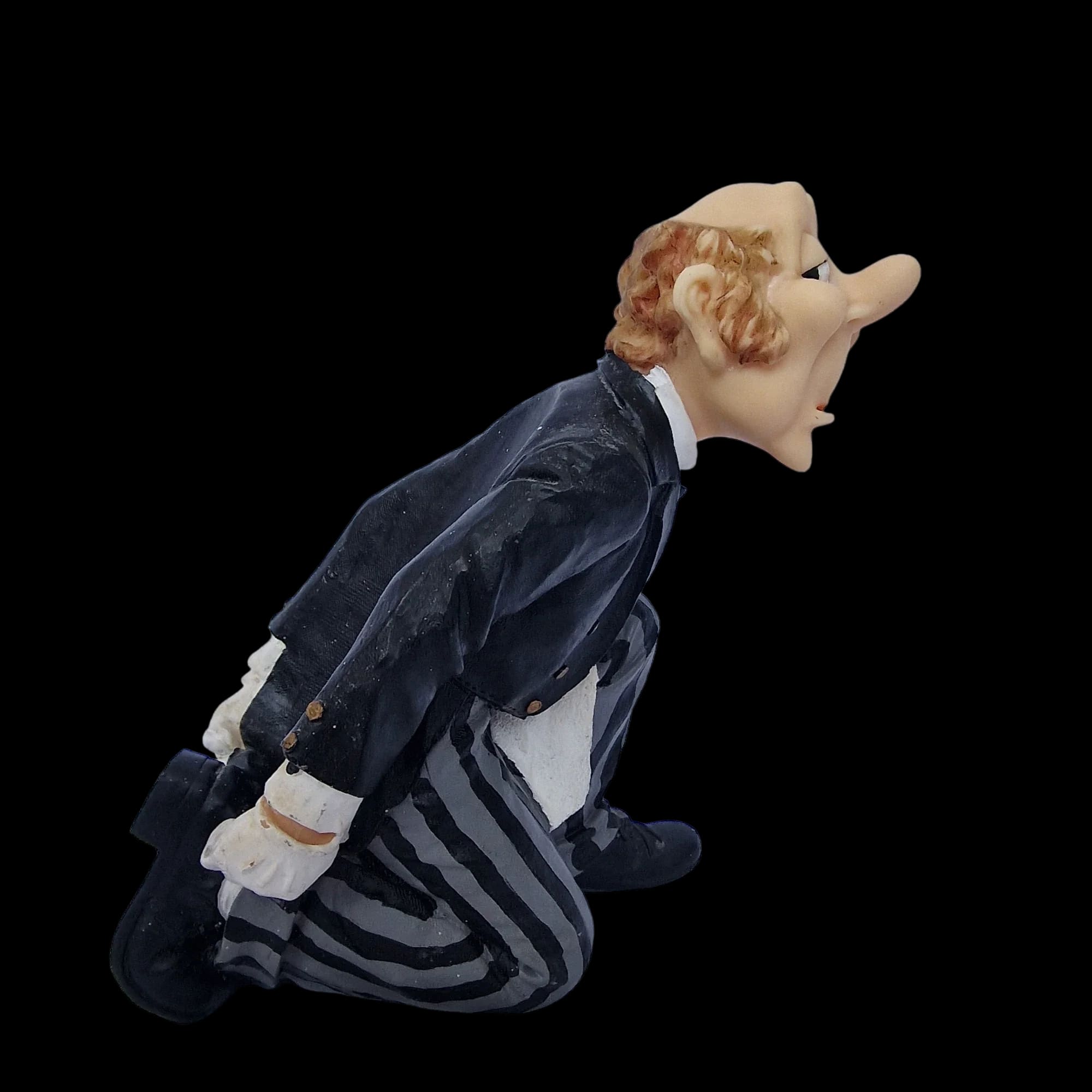 James The Butler Wine Bottle Spirits Resin Holder Stand