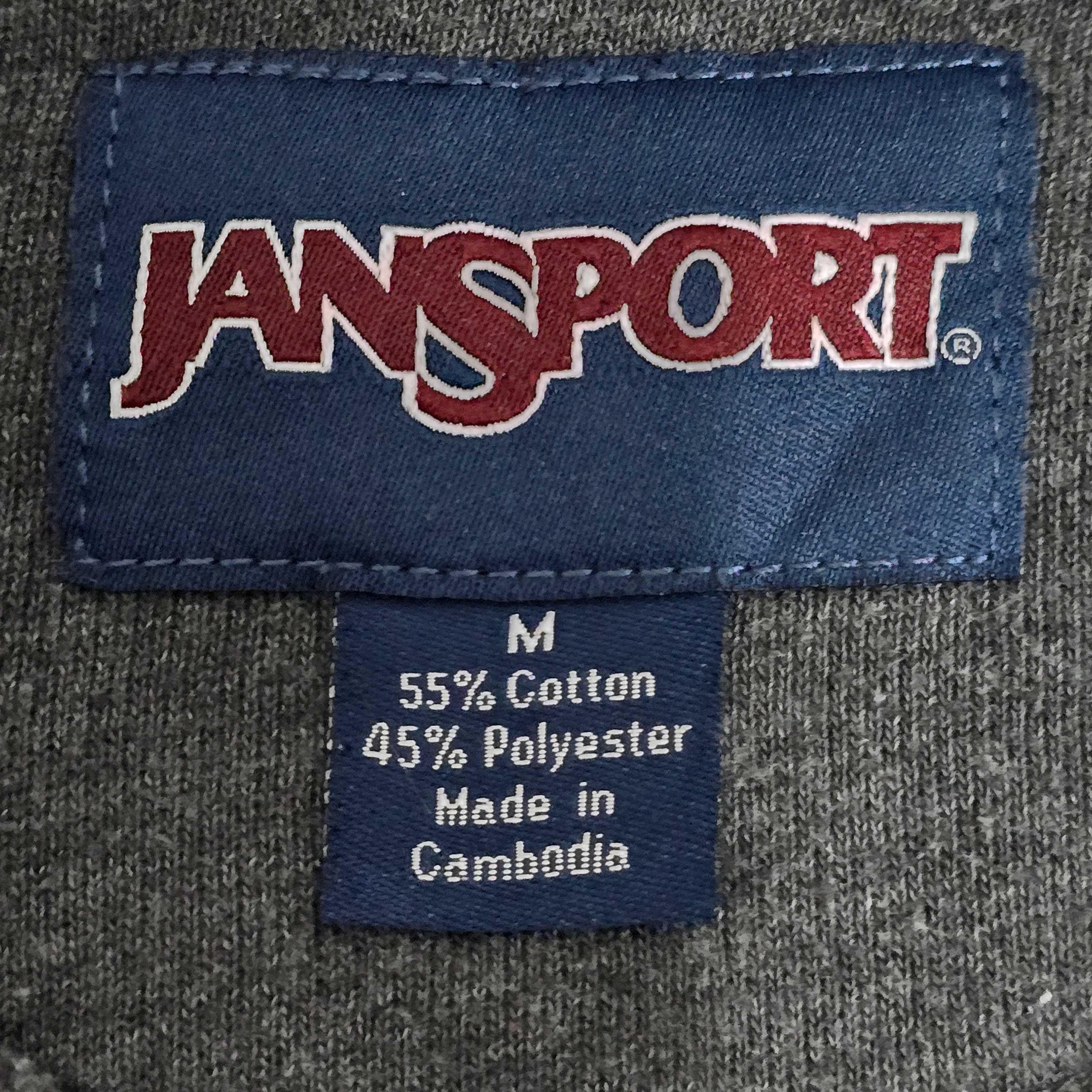 Jansport Unisex Grey UWEC University Wisconsin Track Jumper