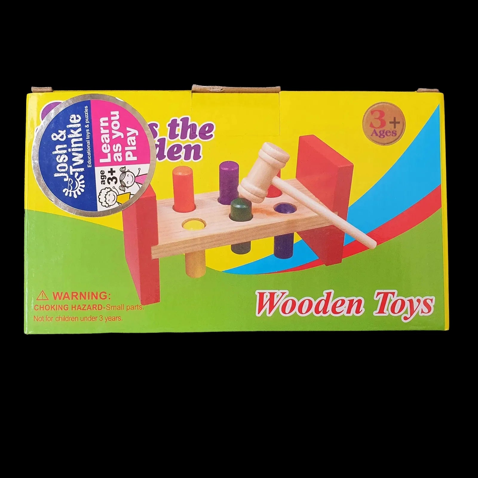 Josh & Twinkle Strike The Pegs Wooden Toy - New