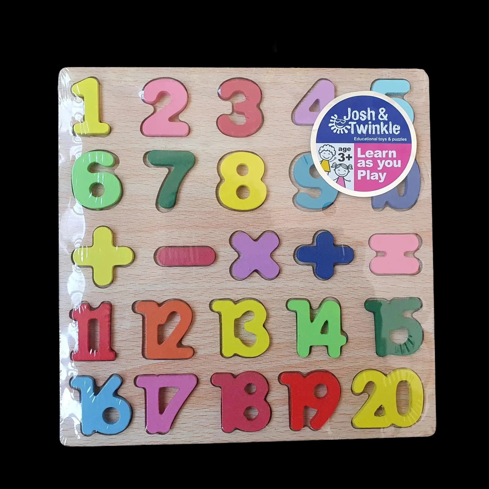 Josh & Twinkle Wooden Number Educational Toy - New - Toys