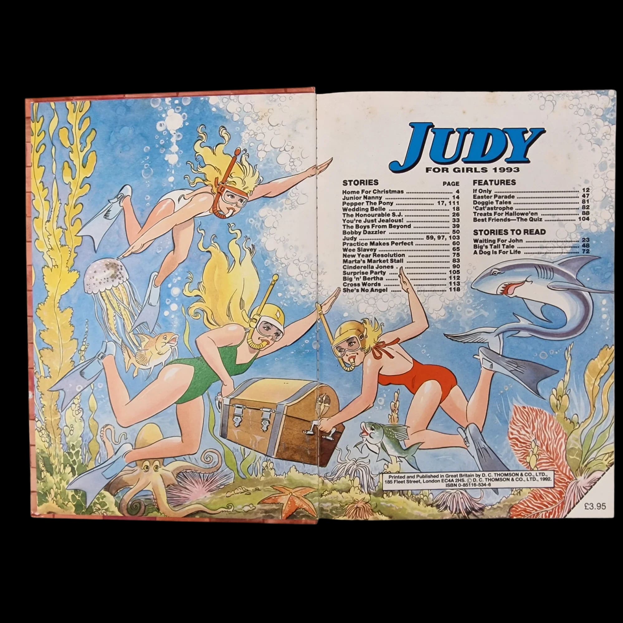 Judy For Girls 1993 Annual 0851165346 - Books - DC Thomson