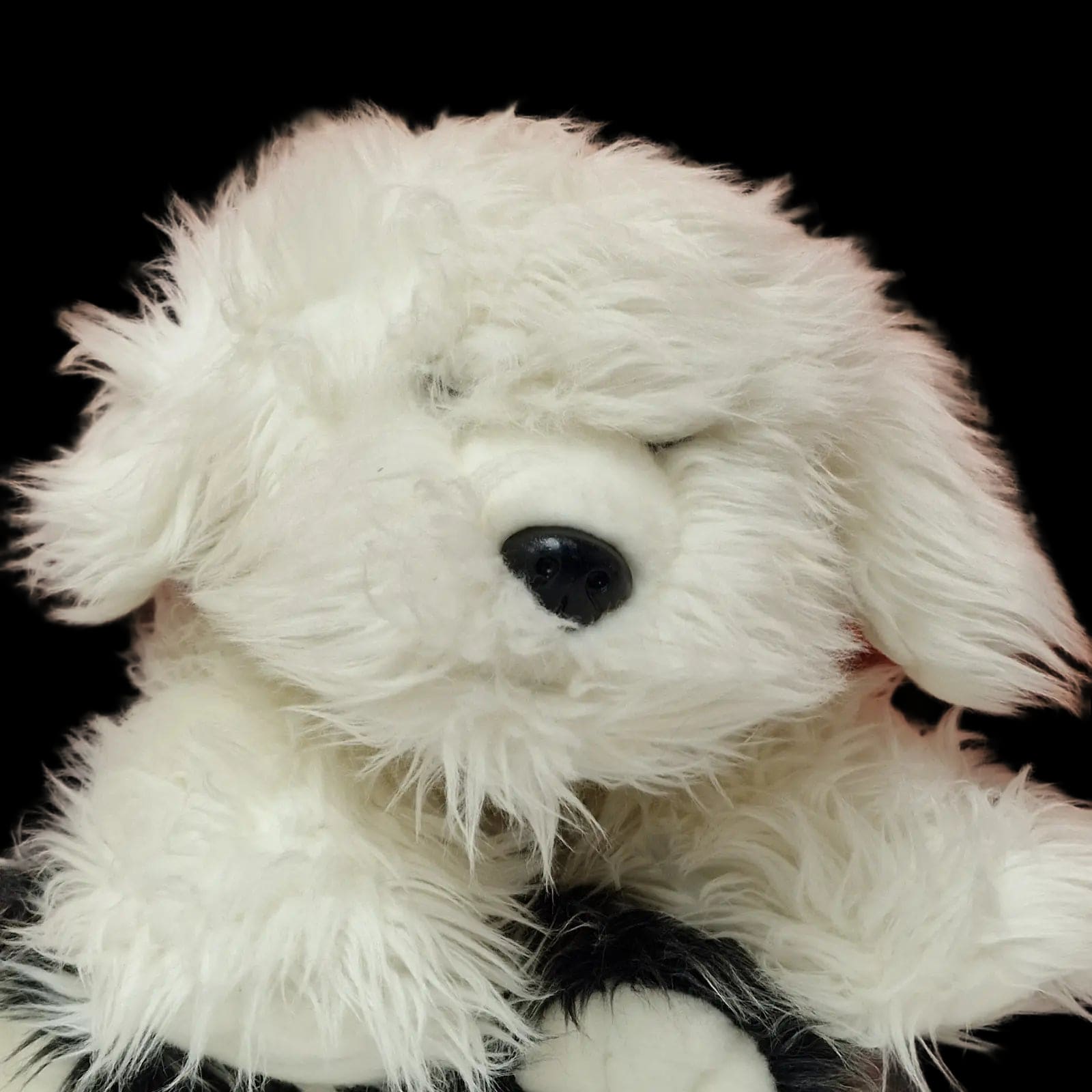 Keel Toys Fluffy Dog Plush Cuddly Soft Toy White Floppy