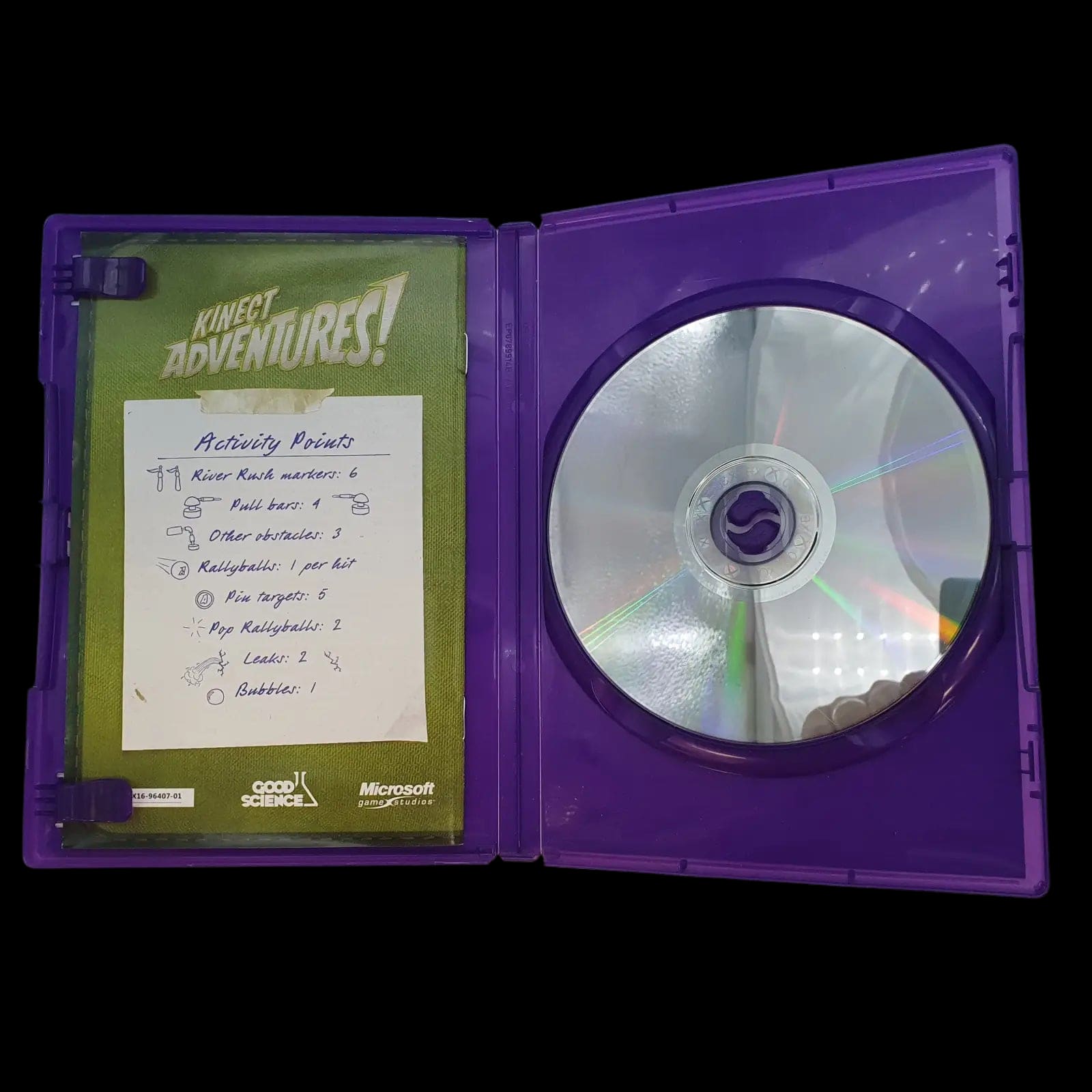 Kinect Adventures Microsoft Xbox 360 2010 Video Game Cib