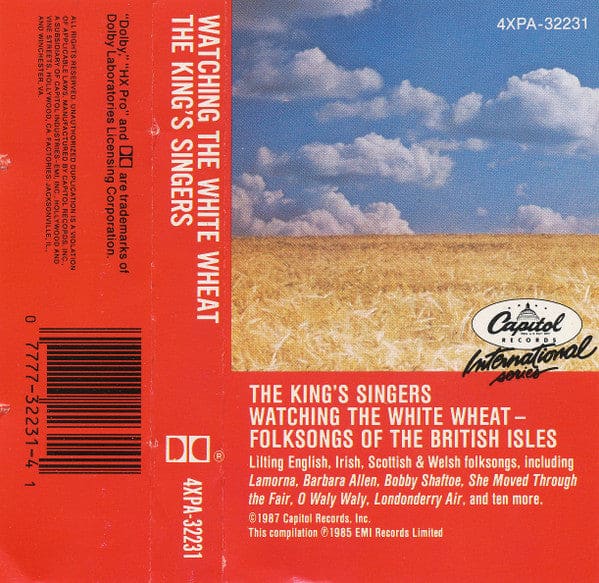 The King’s Singers - Watching White Wheat (cass Album)