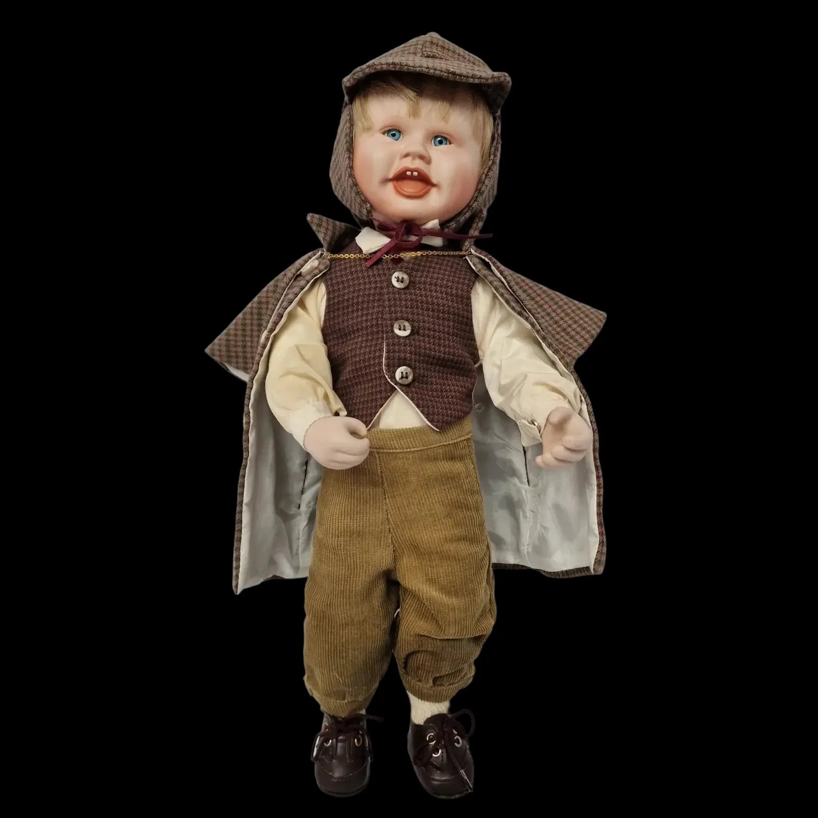 Knowles Collection Little Sherlock Holmes Porcelain Boy